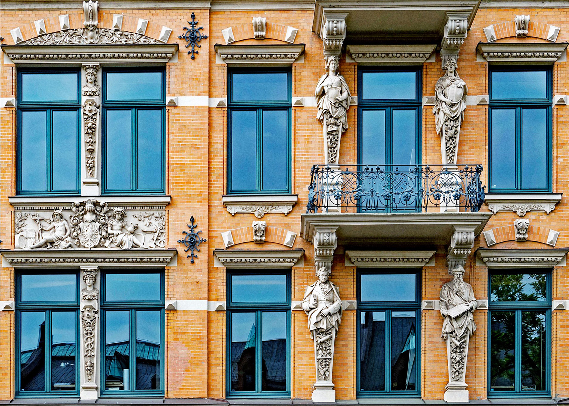 Balkon - Renaissance Stuckdekor