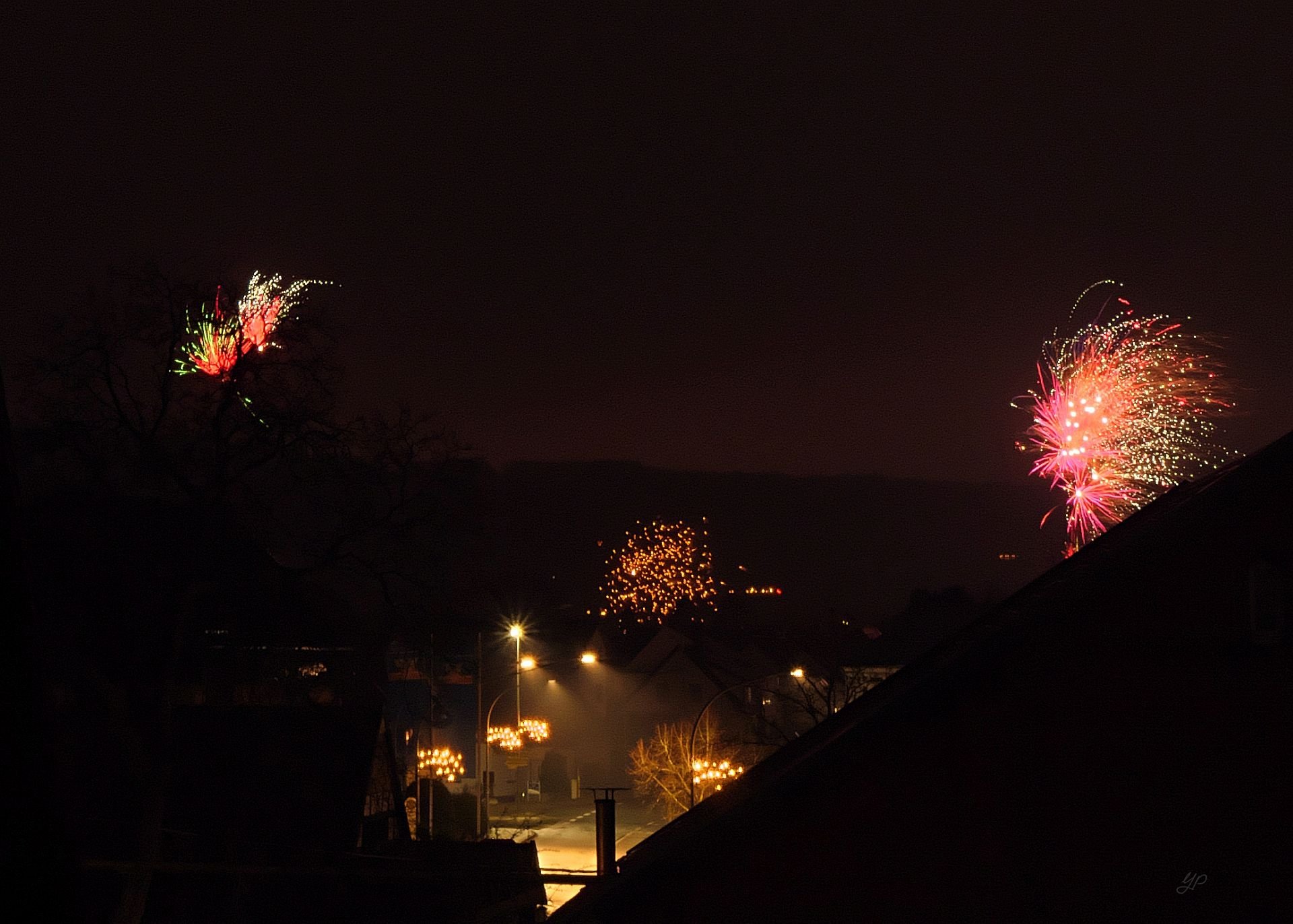 Bei strömendem Regen und starkem Wind