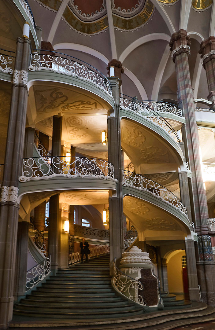 Berlin Landgericht - seitliches Treppenhaus