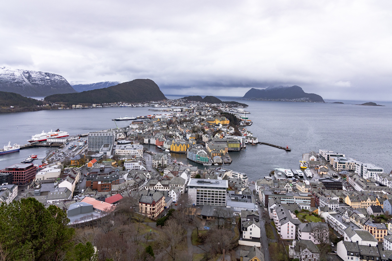 Blick auf Ålesund