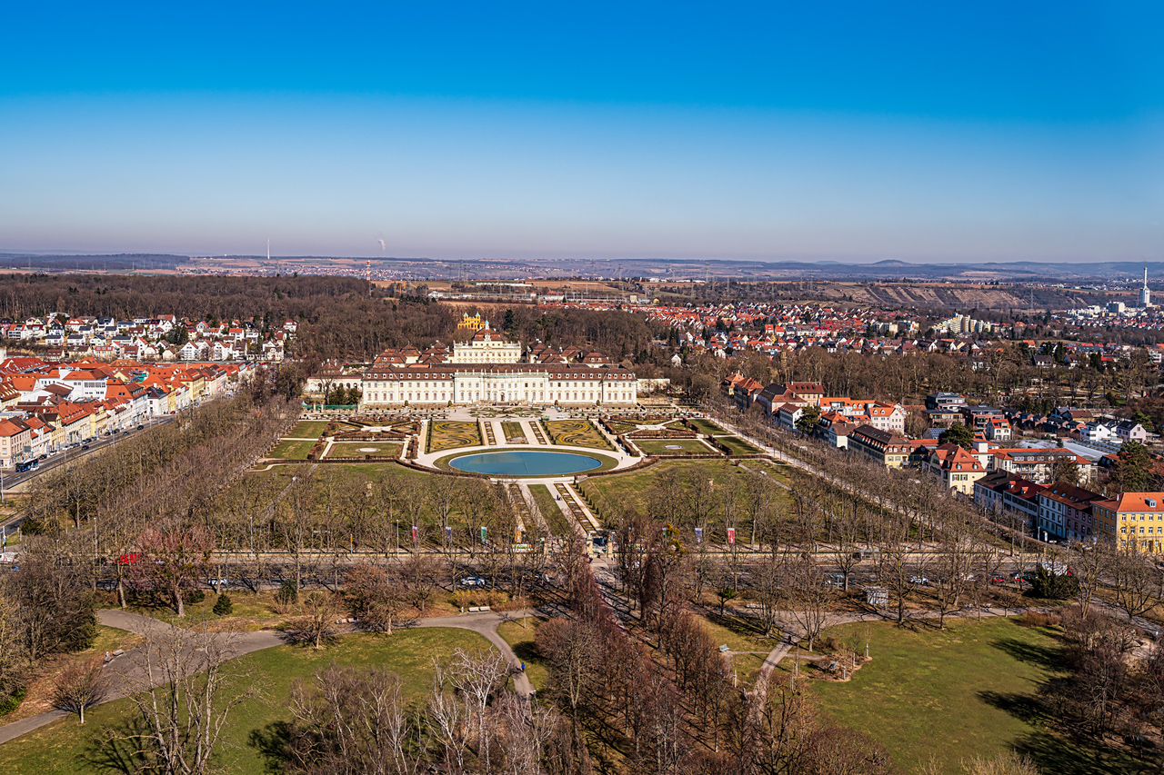 Blick zum Schloss