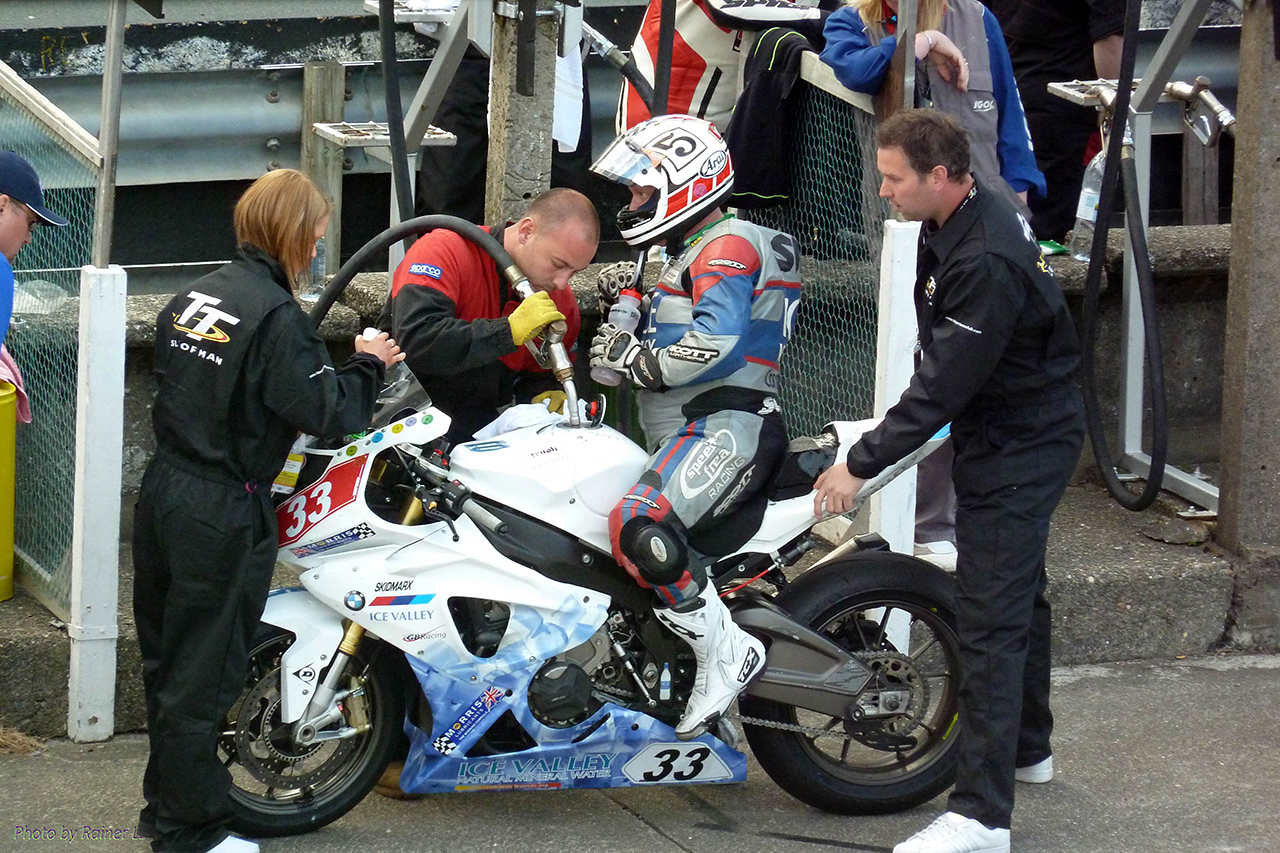 Boxenstop TT-Rennen Isle Of Man