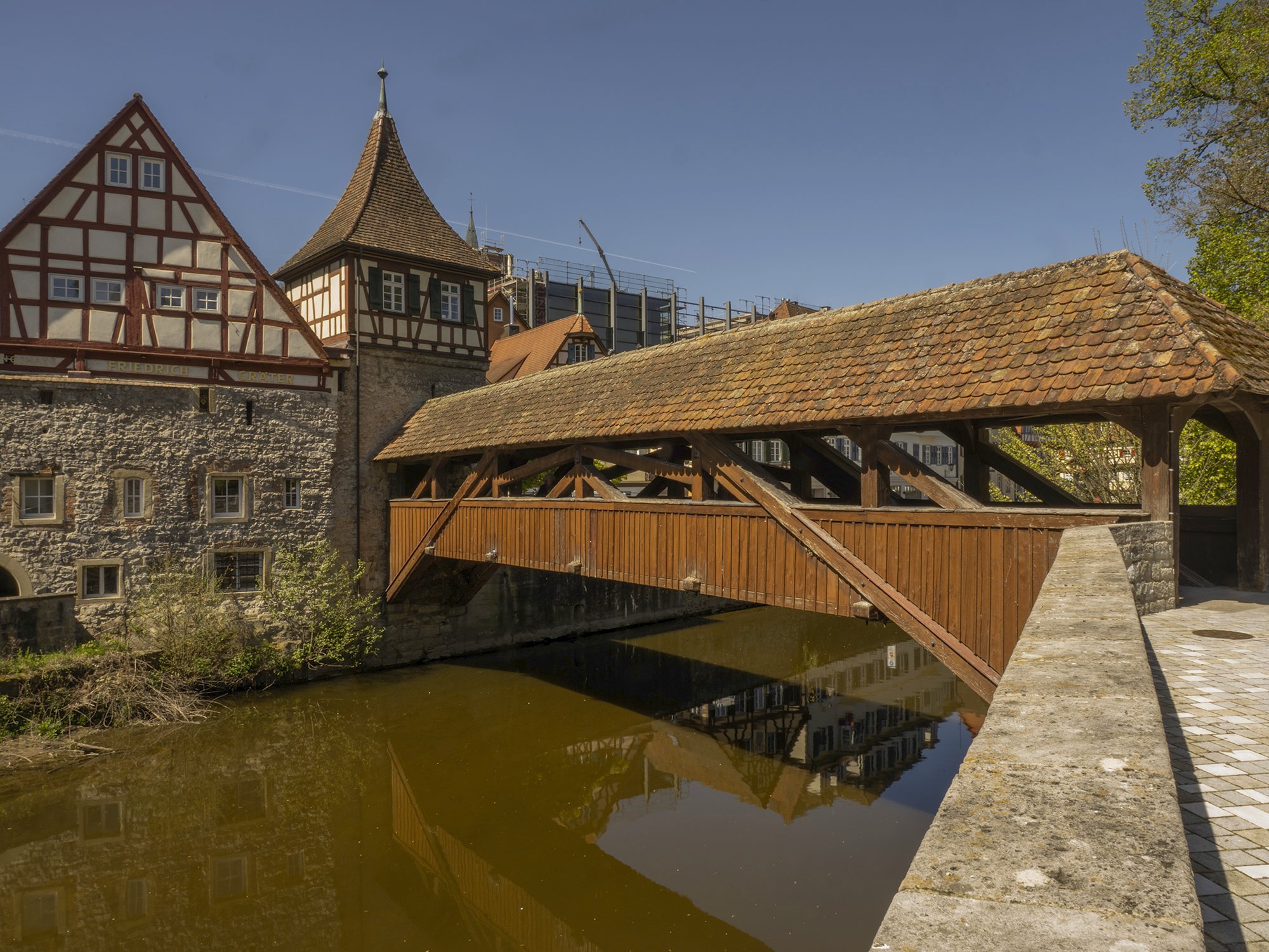 Brücke über der Kocher