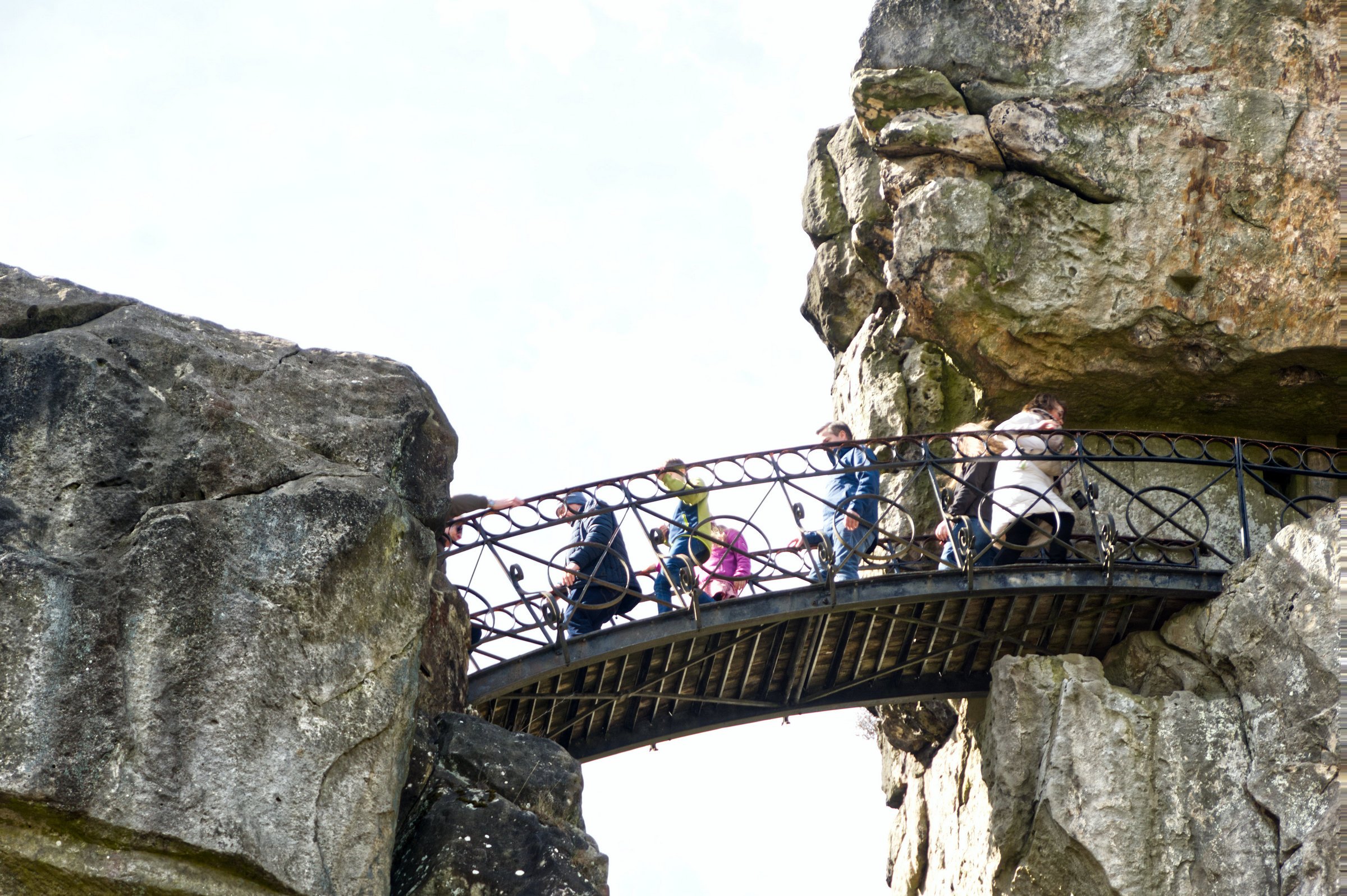 Brücke zwischen den Externsteinen