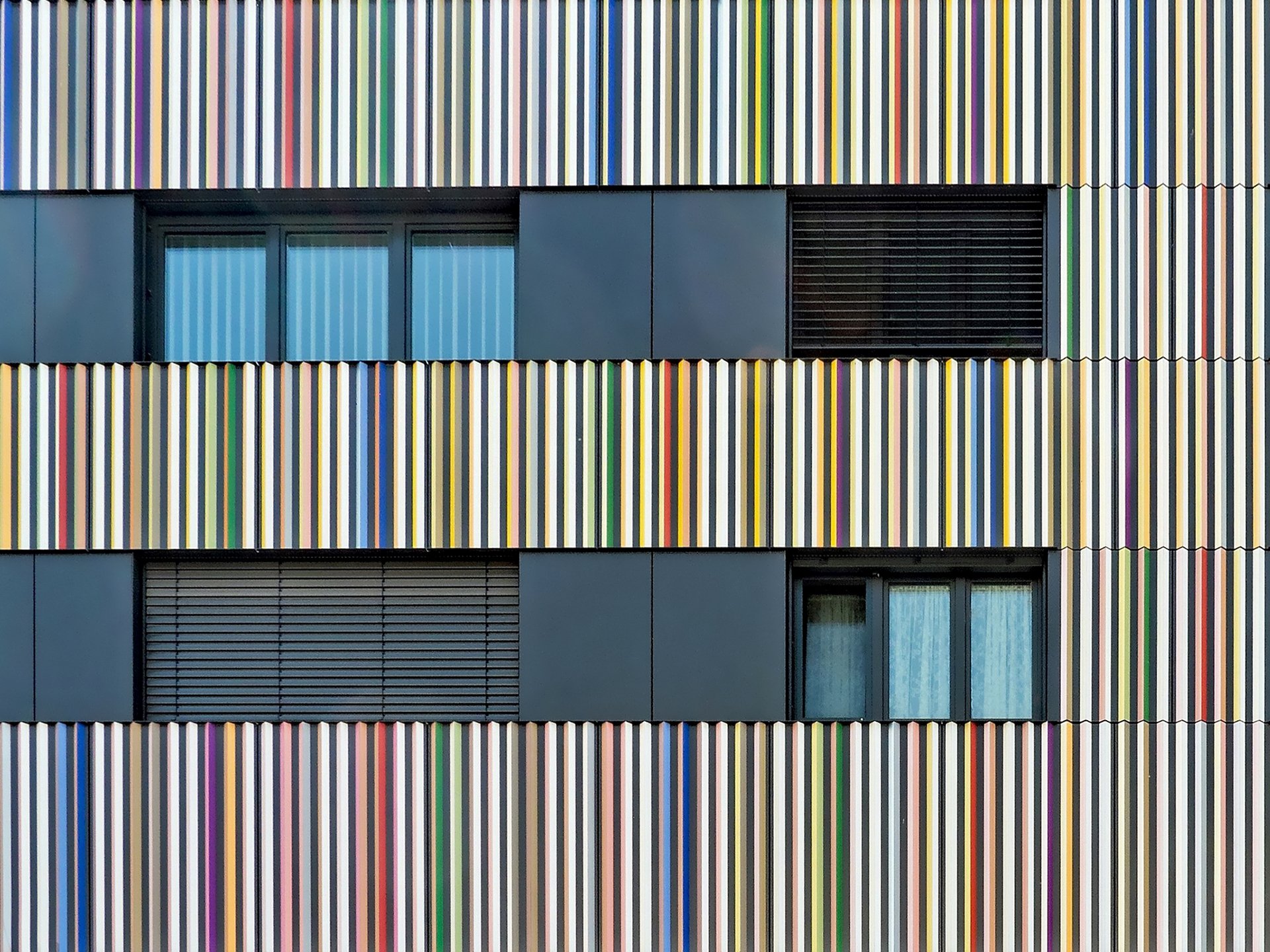 Bunte Fassade