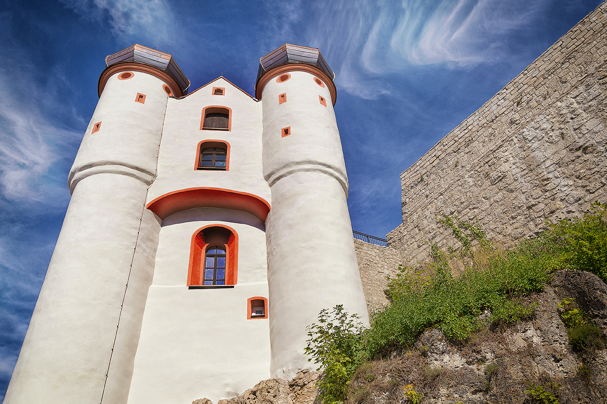 Burg Parsberg in Farbe