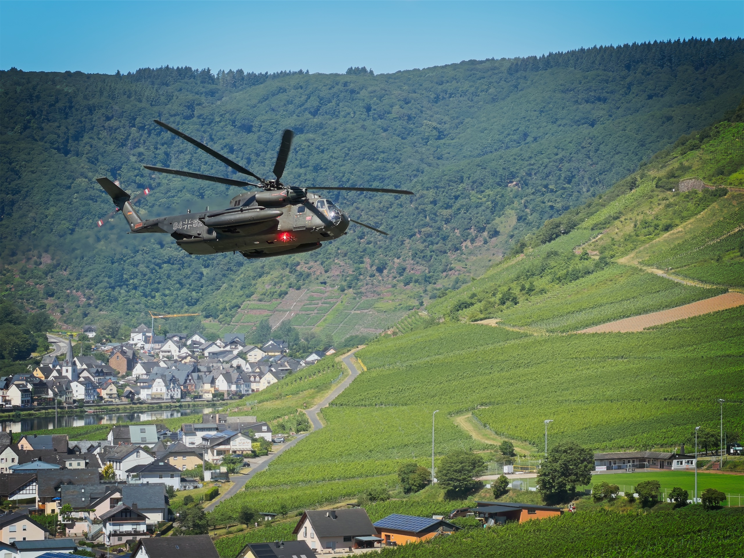 CH53 an der Mosel
