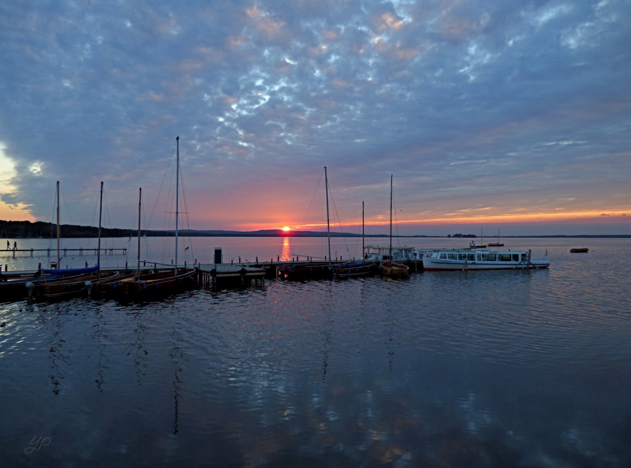 Das Steinhuder Meer im Abendlicht