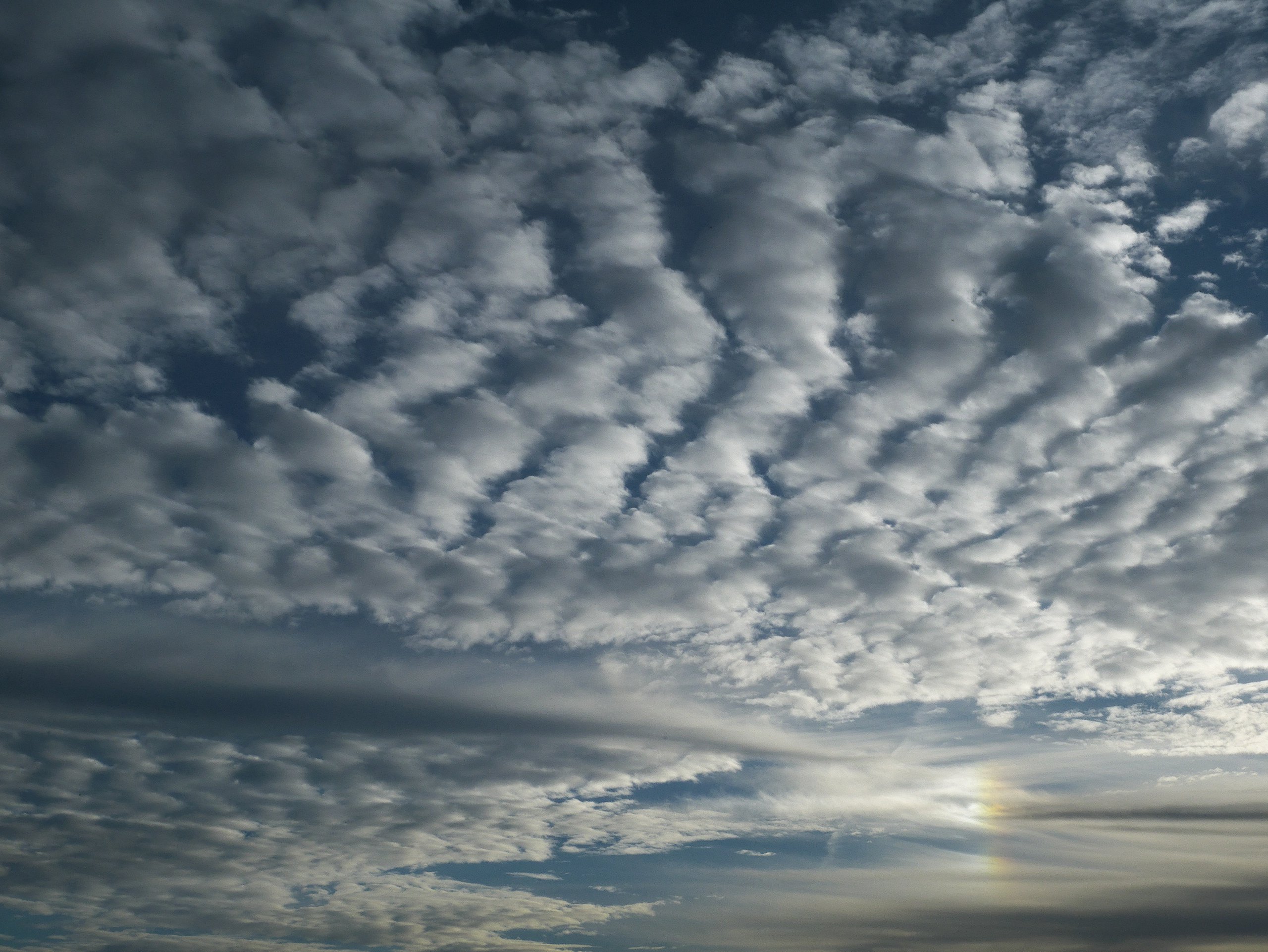 Der Himmel ist bedeckt.