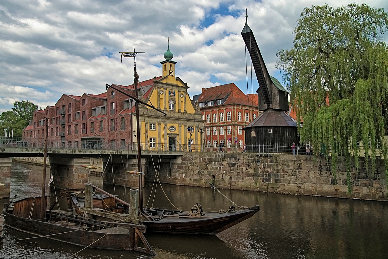 Der Lüneburger Hafen, eine zweite Ansicht