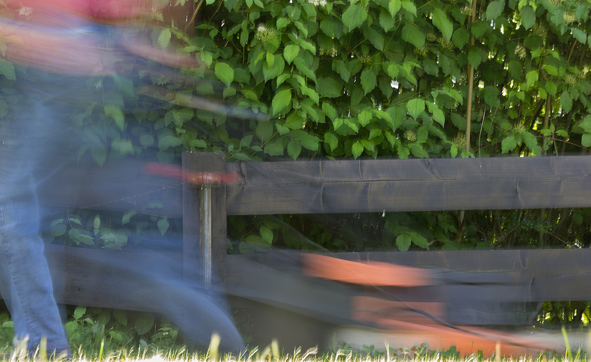 Der rasende Rasenmäher!