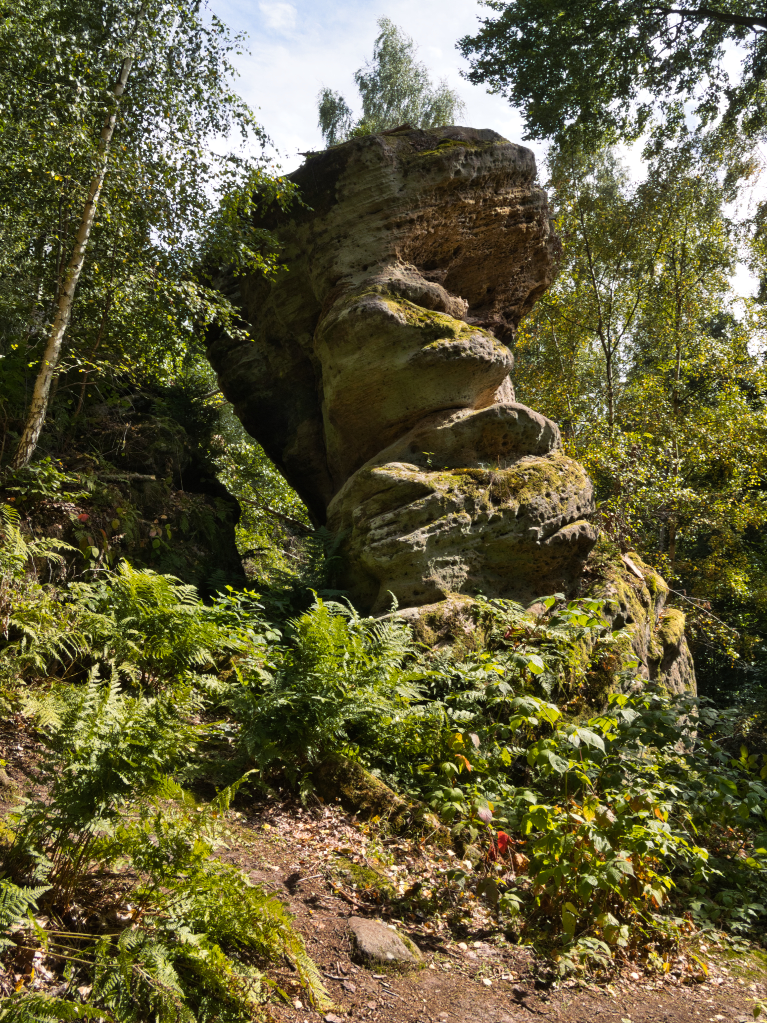 Der Riesenstein bei Naumburg-Heimarshausen, Nordhessen