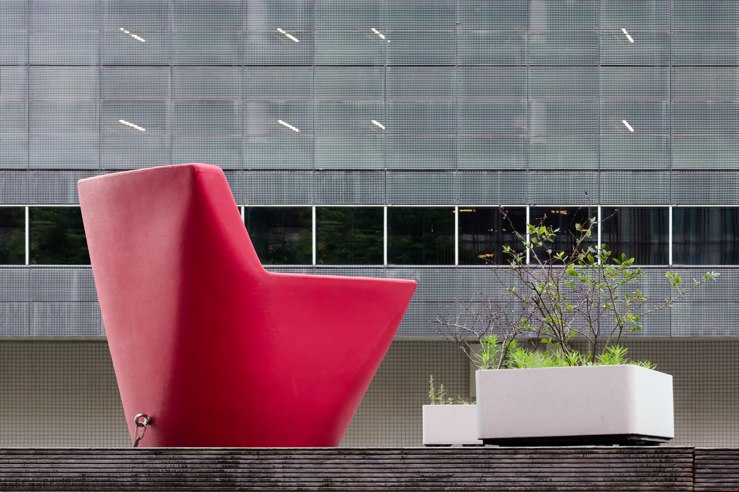 Der rote Sessel an Deck II
