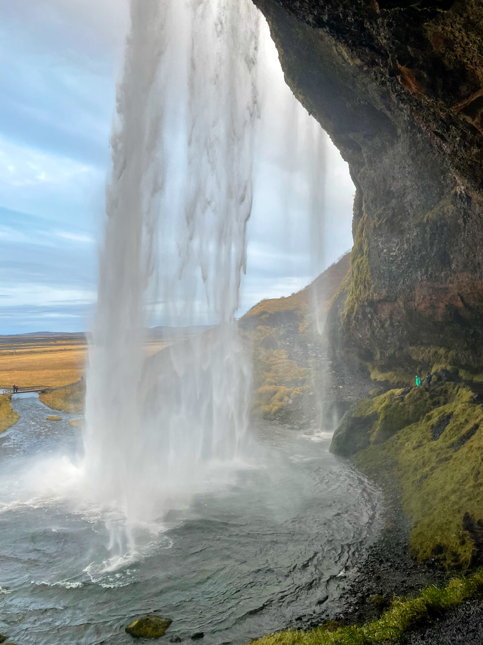 Der Seljalandsfoss...