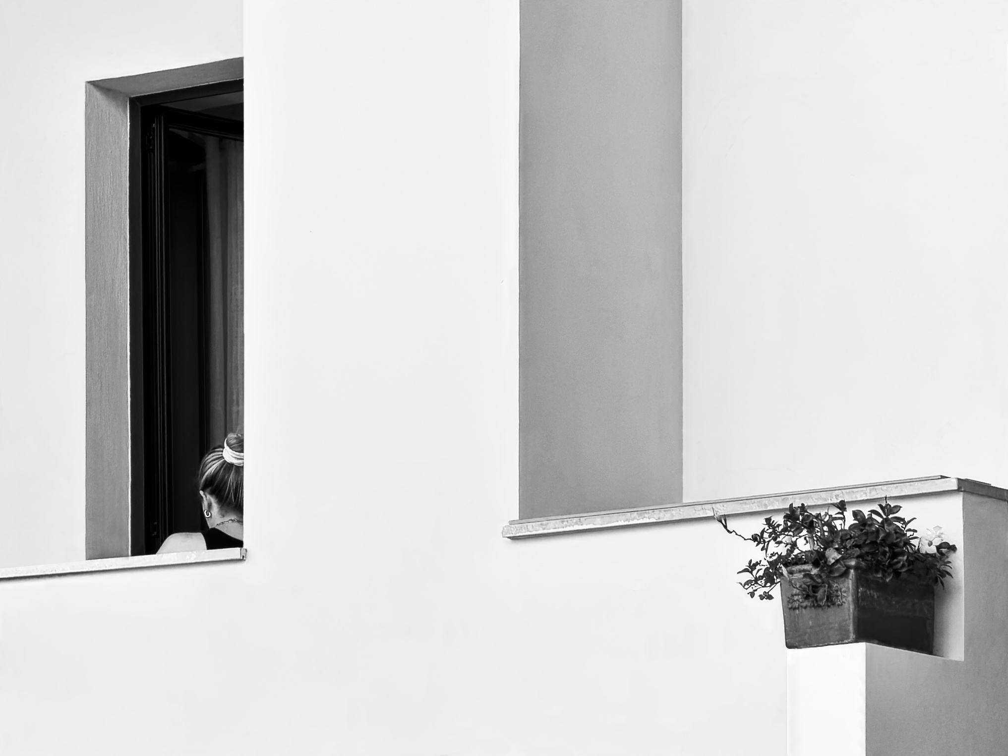 Die Dame am Fenster