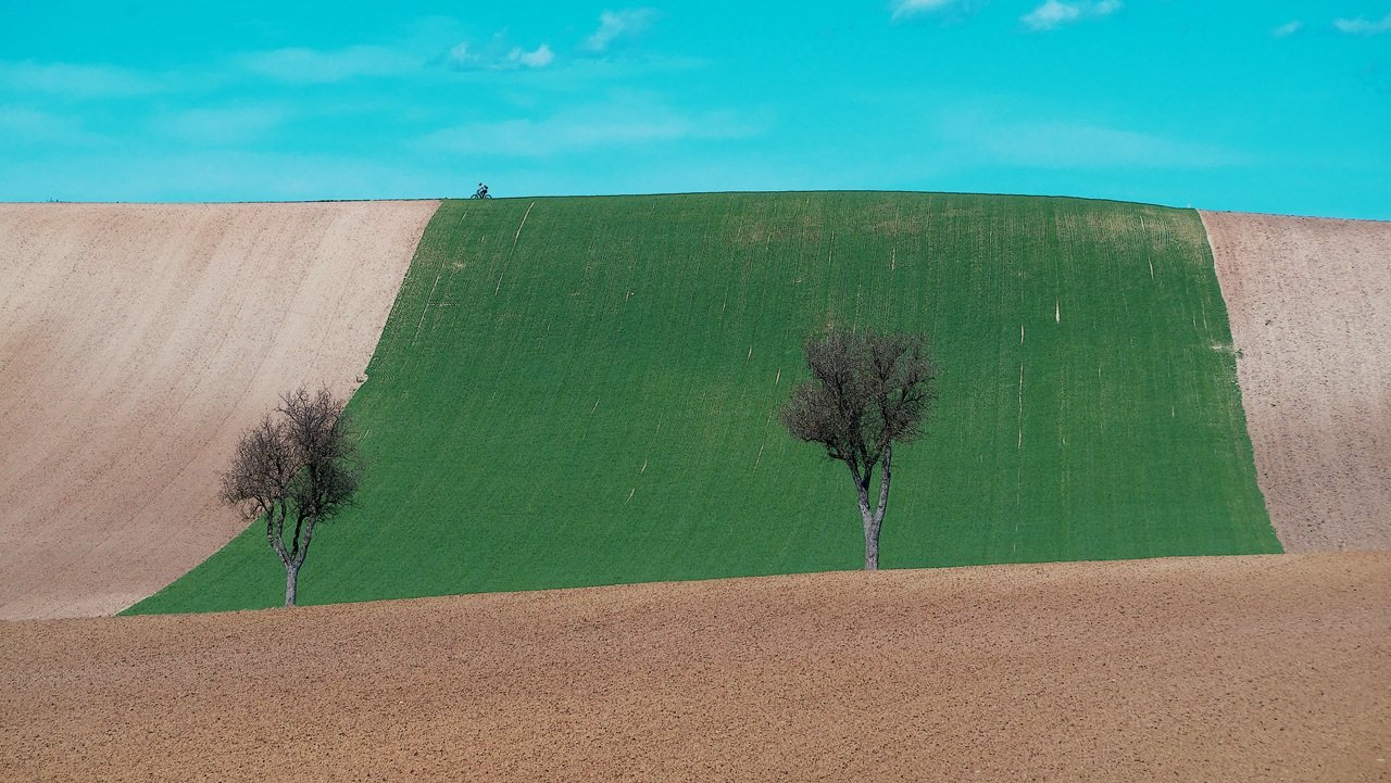 Die erste Ausfahrt mit dem Fahrrad.