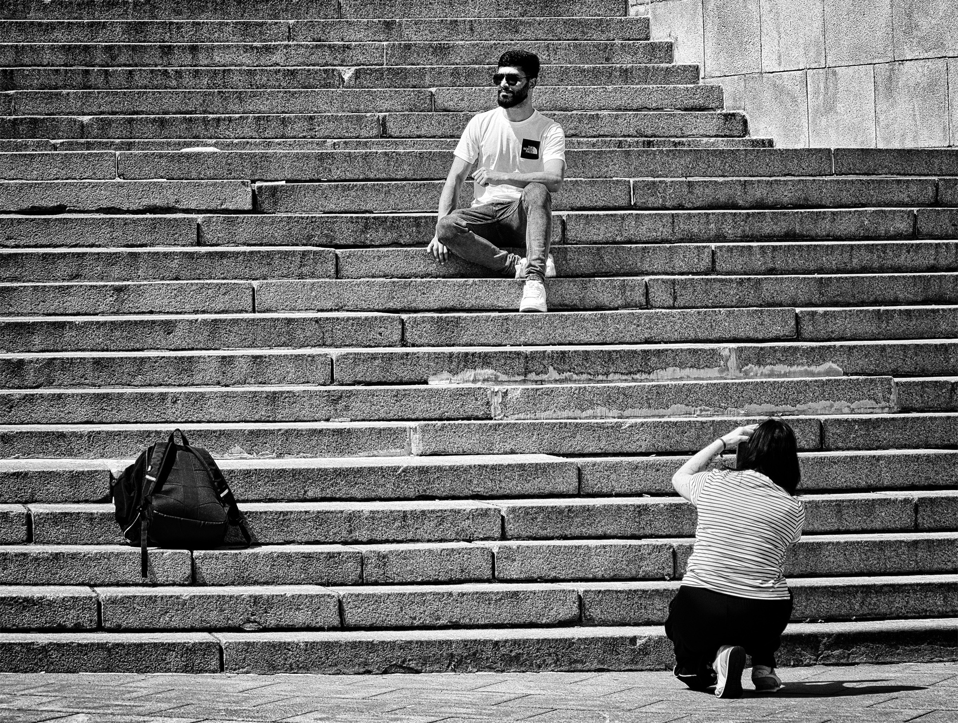 Die Fotografin und ihr Model