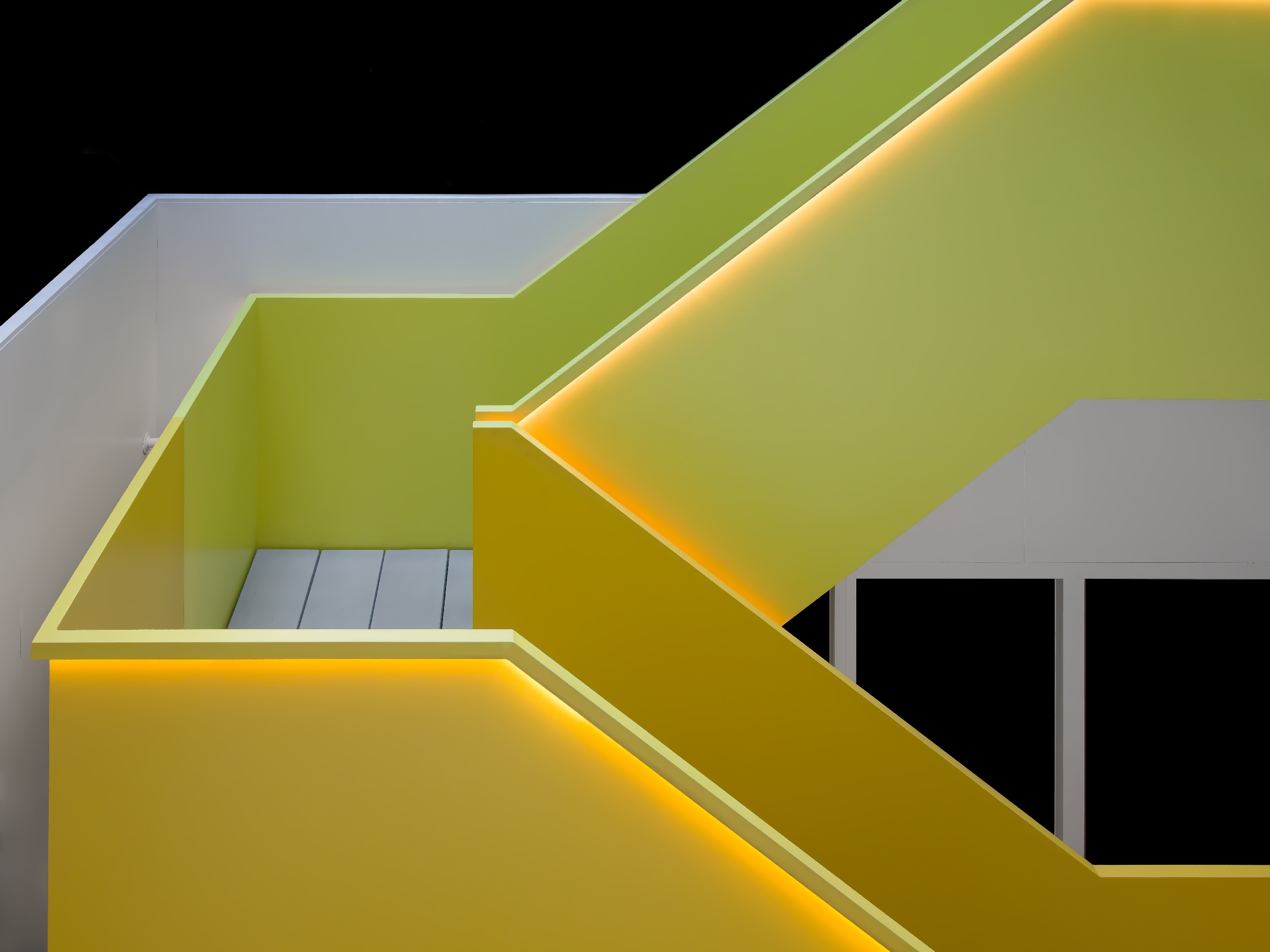 Die gelbe Treppe
