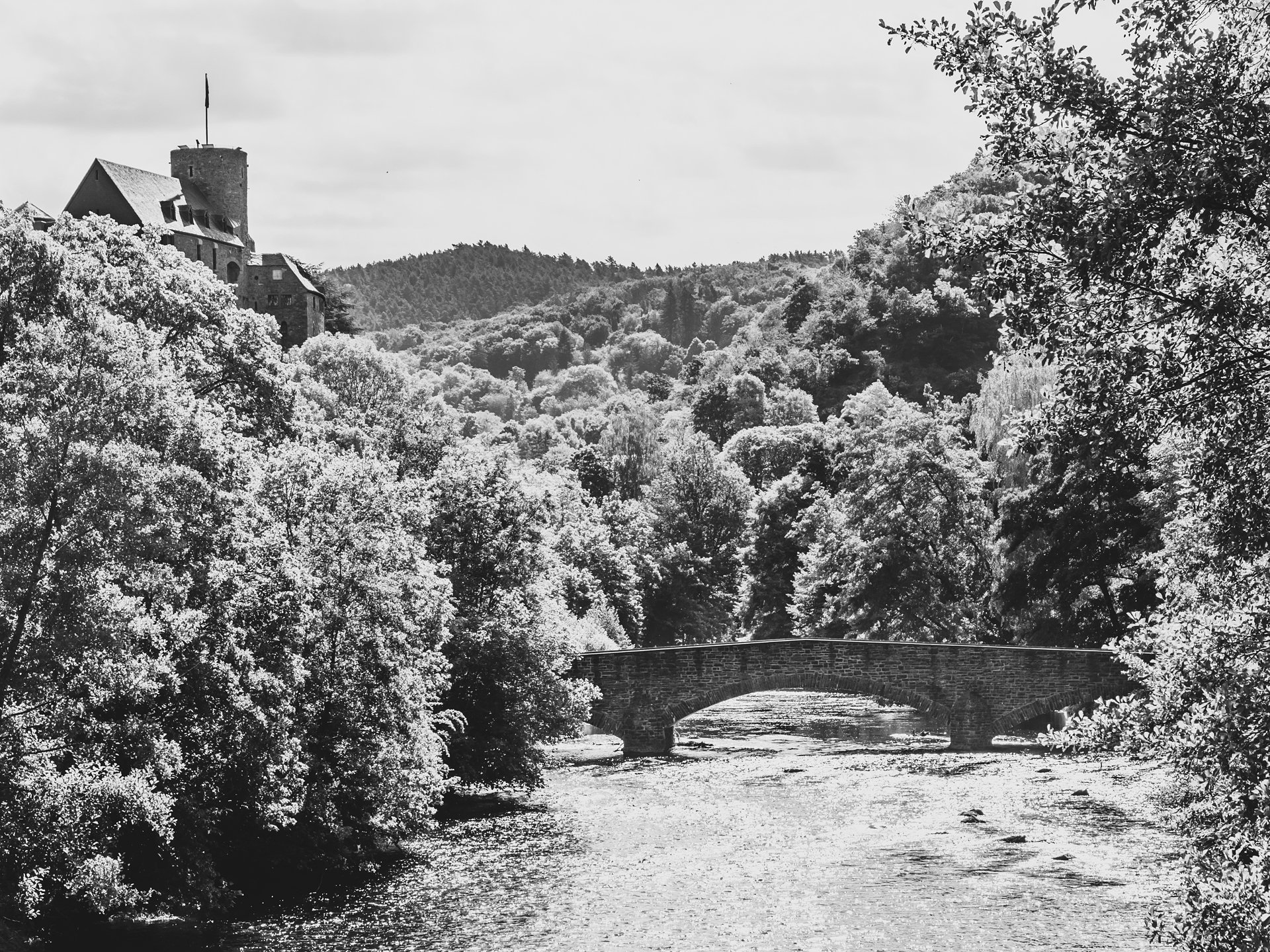 Die Rur in der Eifel