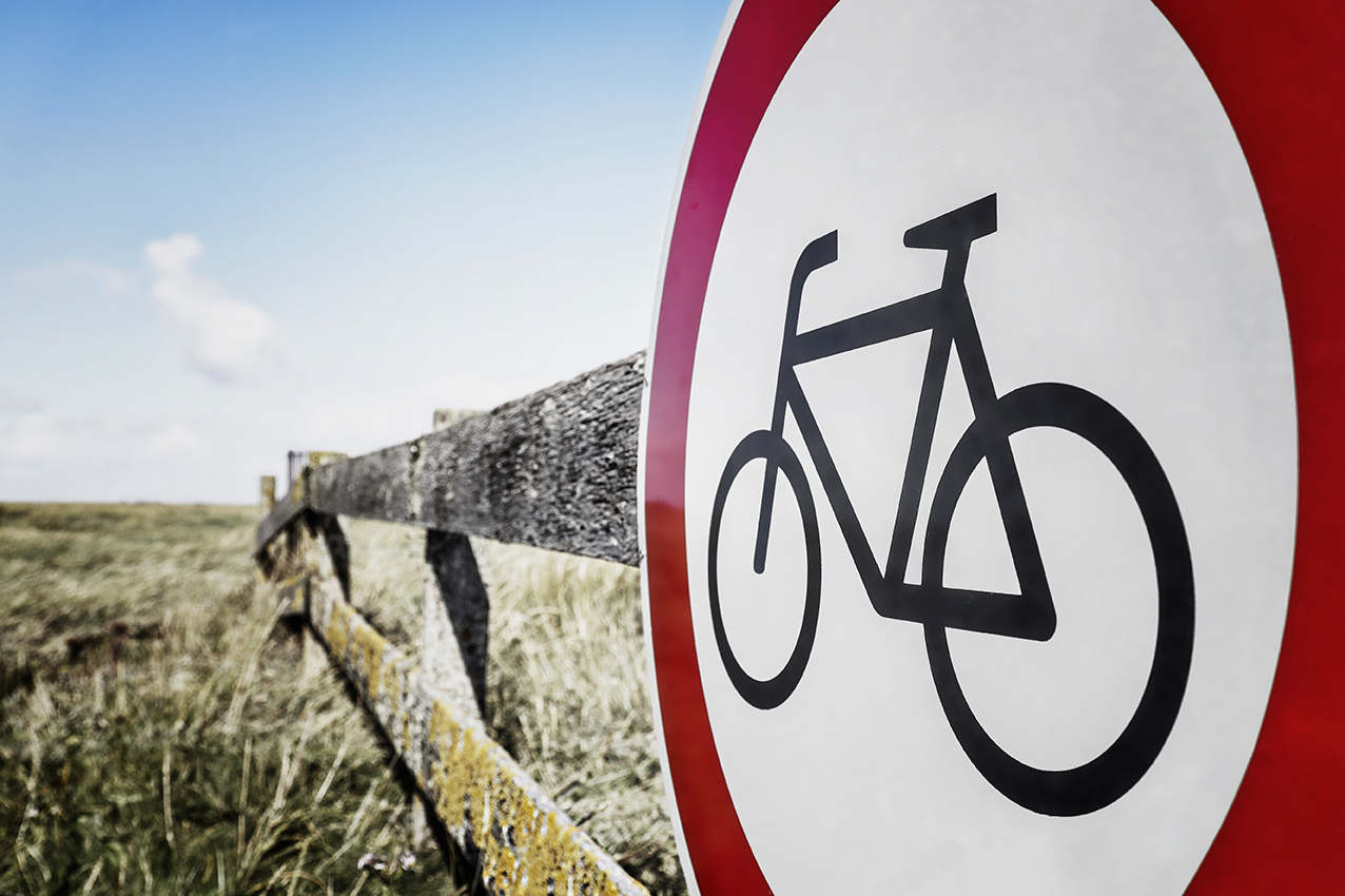 durchfahrt verboten fahrrad