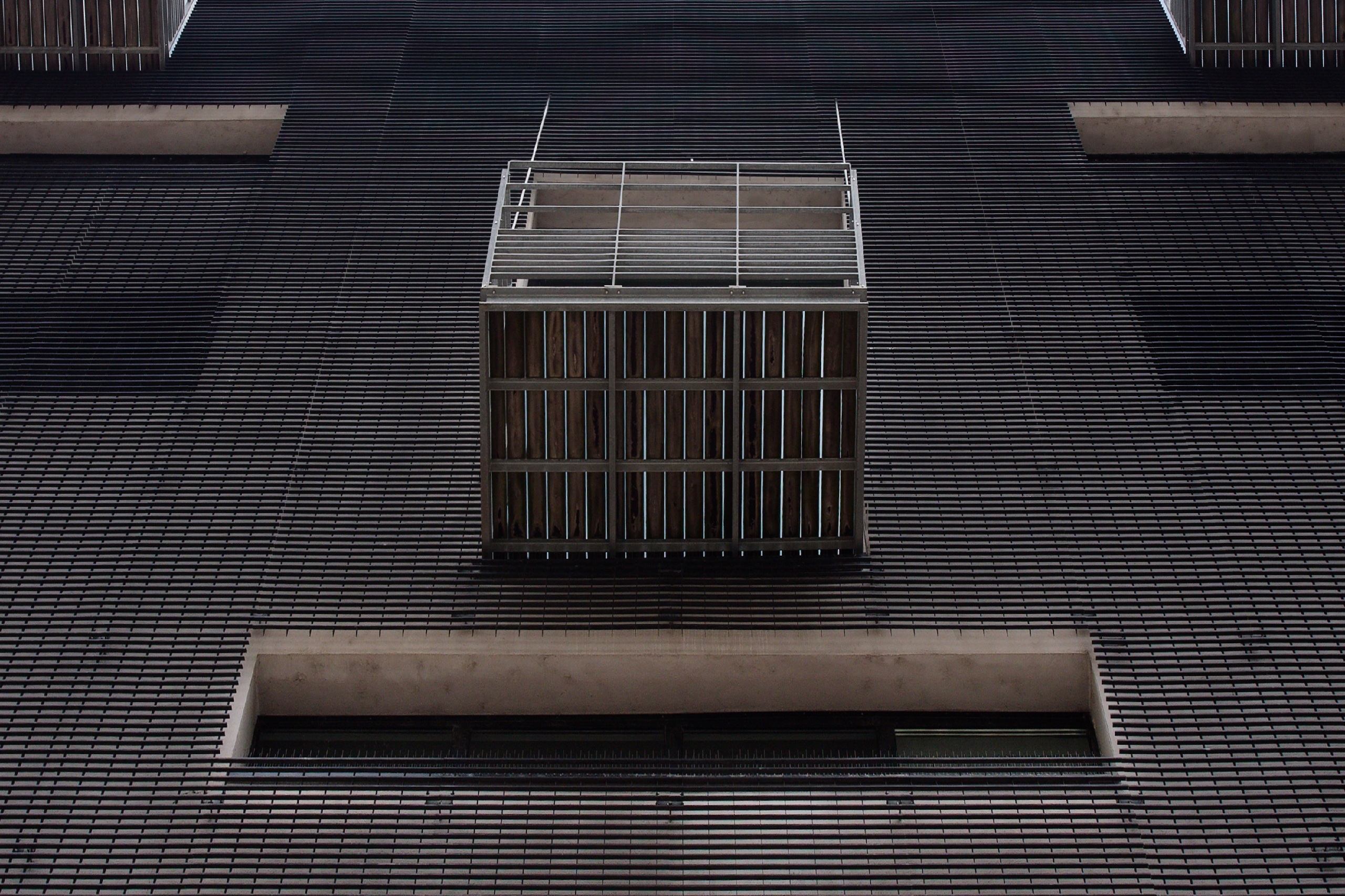 Ein Balkon in Lyon