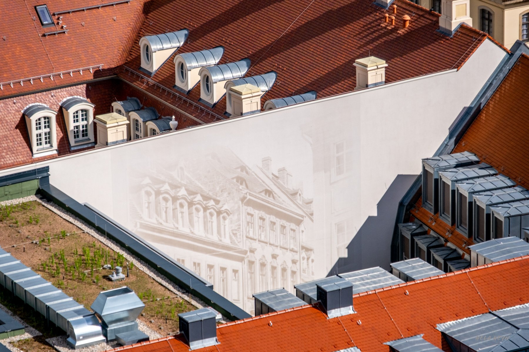 ein Hinterhof