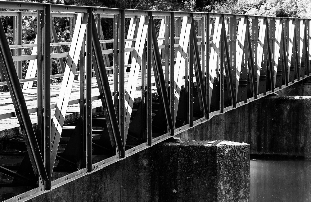 Eisenbrücke nah dran