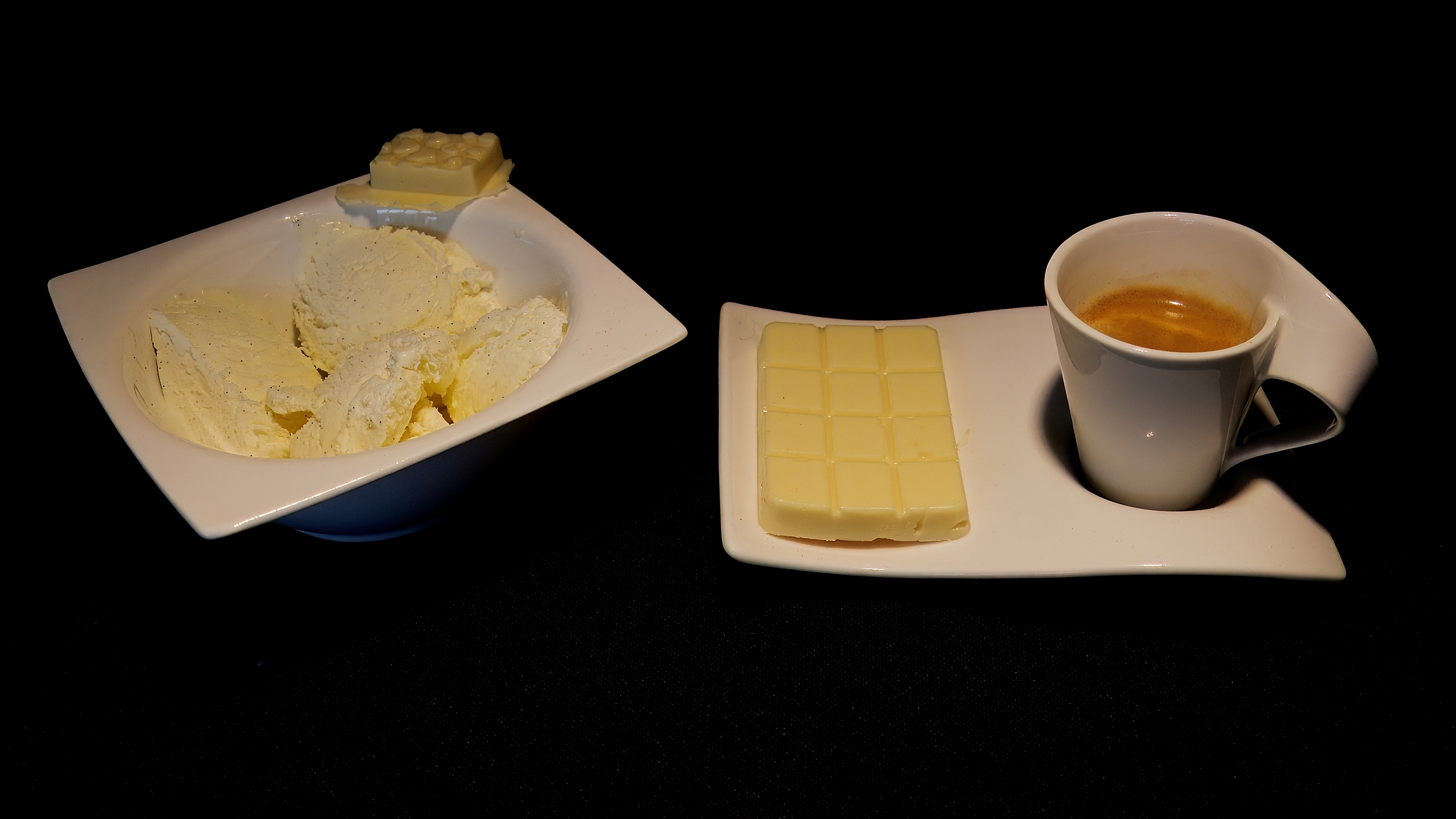 Espresso, Eis und Schokolade