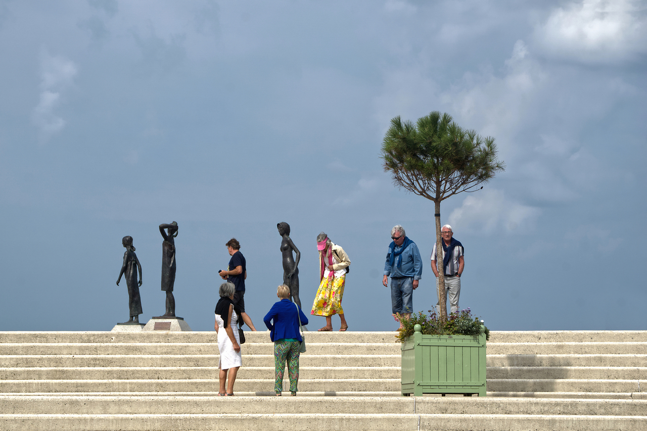 Fékamp Treppen zum Strand - drei weniger