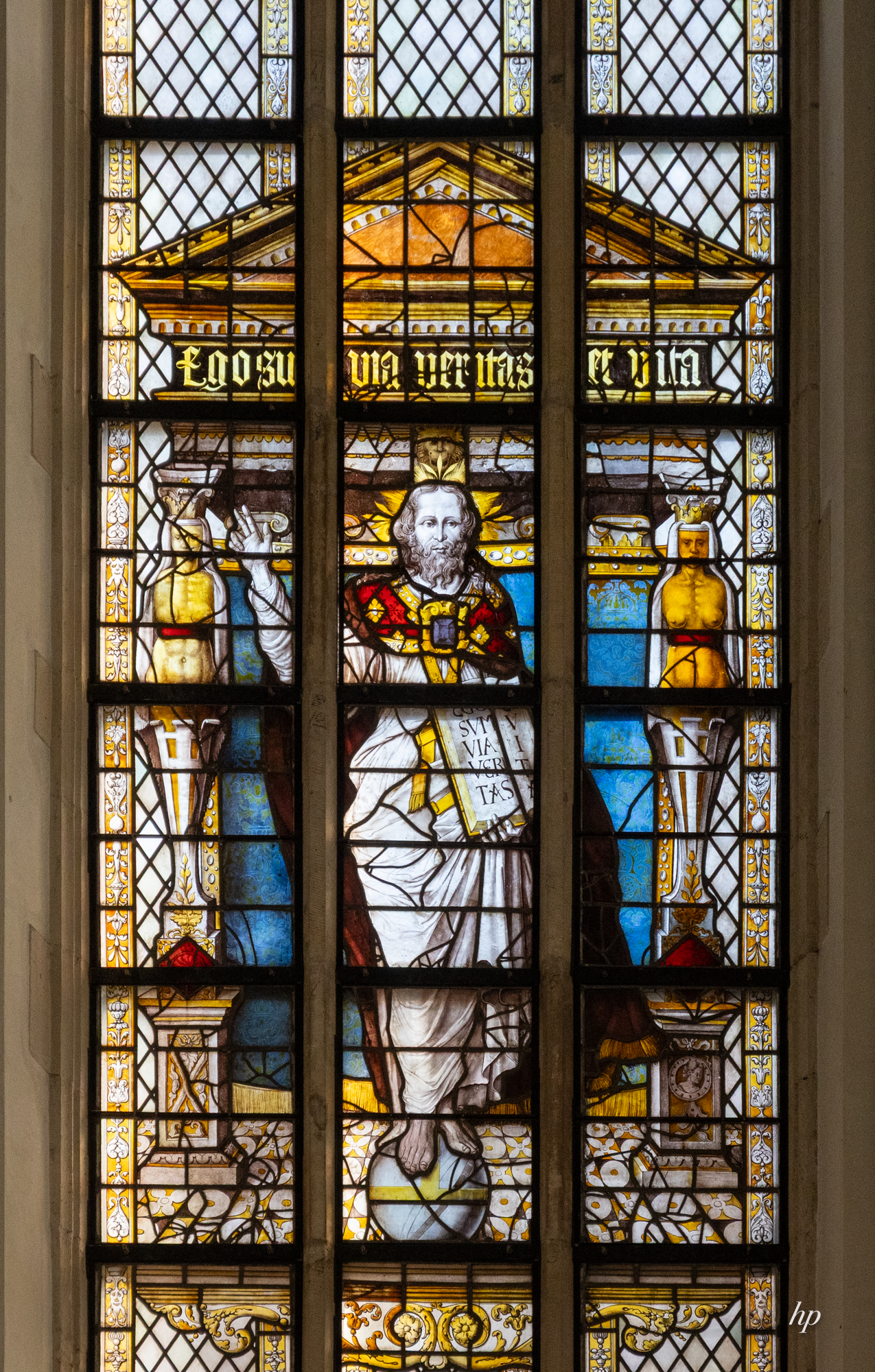 Fenster im Chor der Sint Janskerk in Gouda
