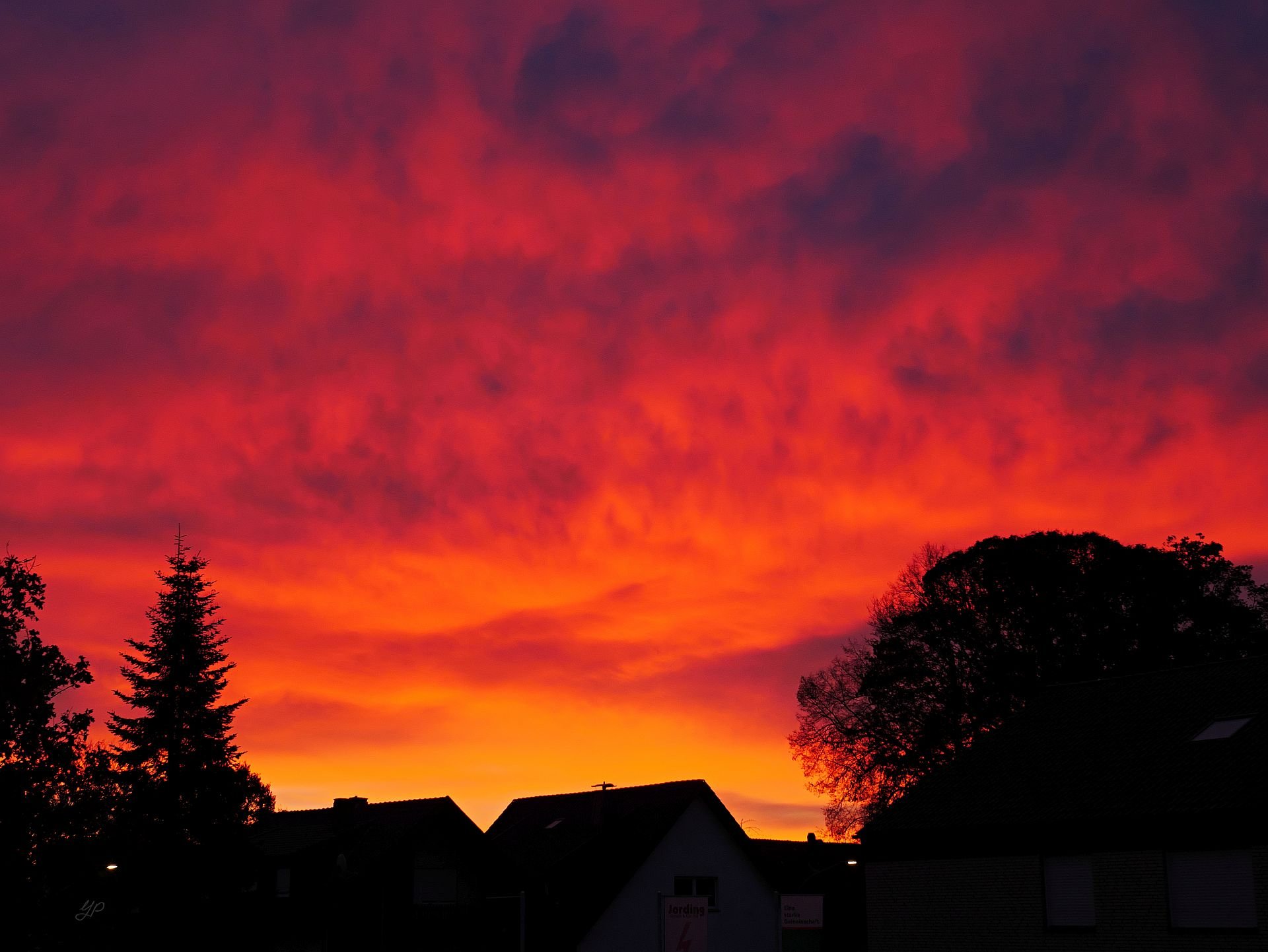 Flammendes Morgenrot