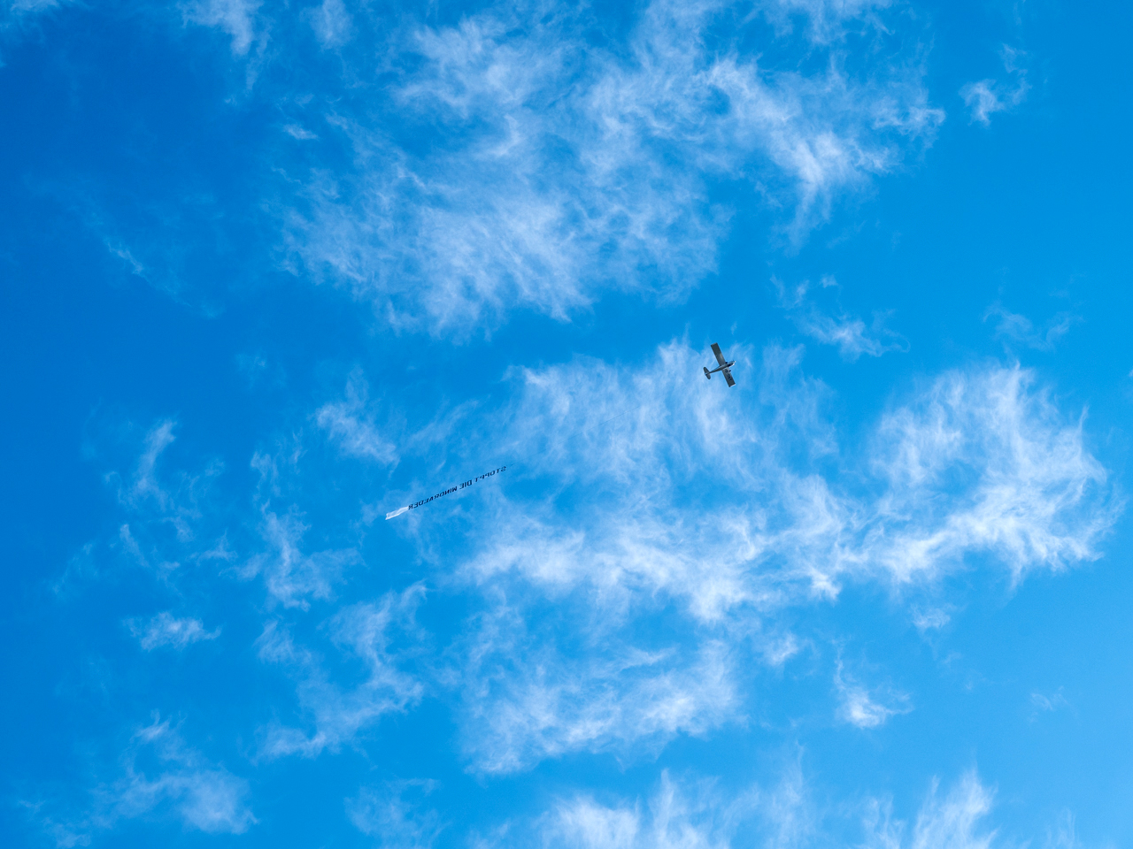 Flieger grüß mir die Wolken