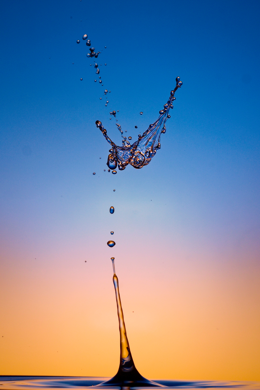 Flügelschlag des Wassers