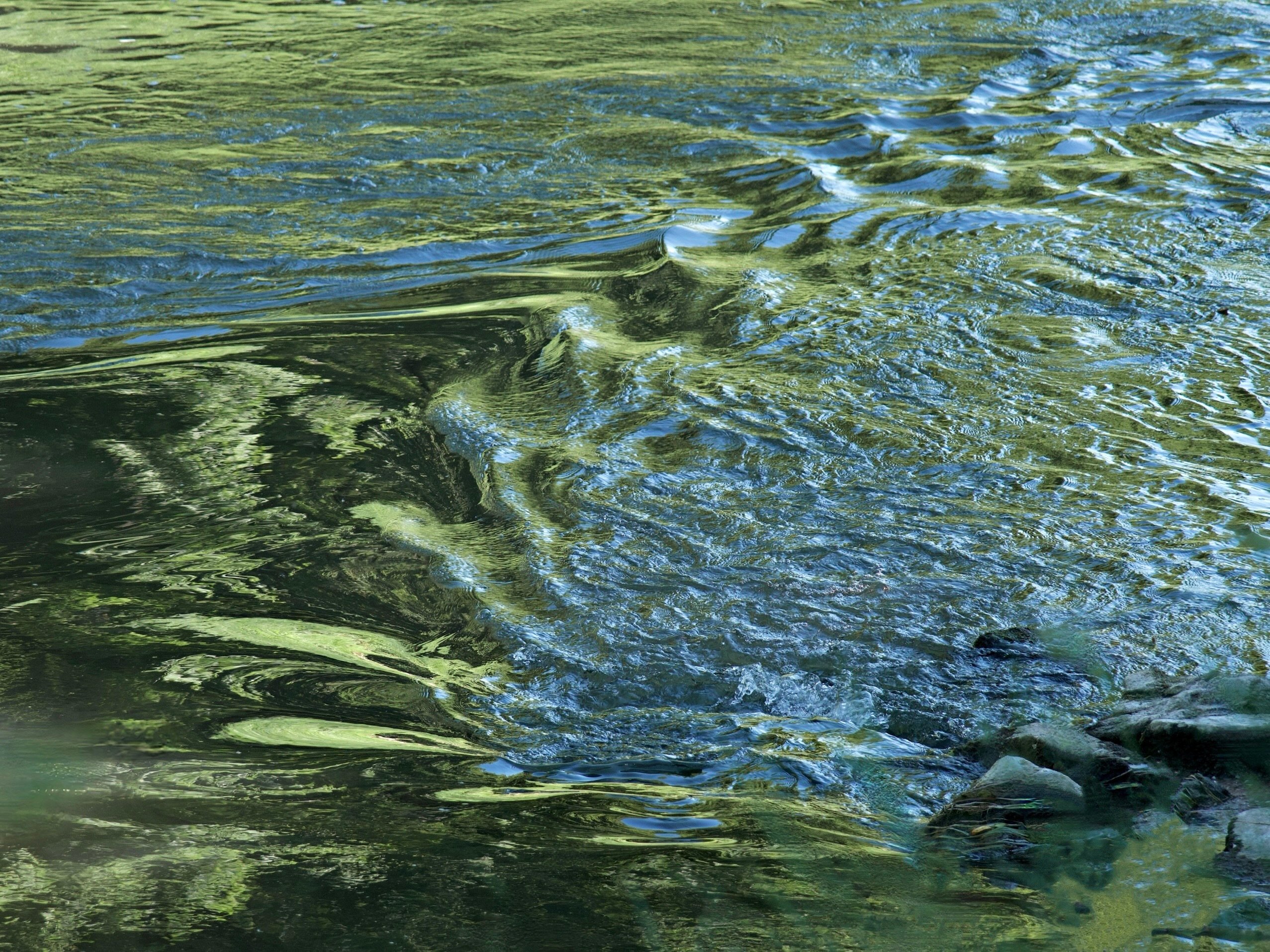 ... flussabwärts