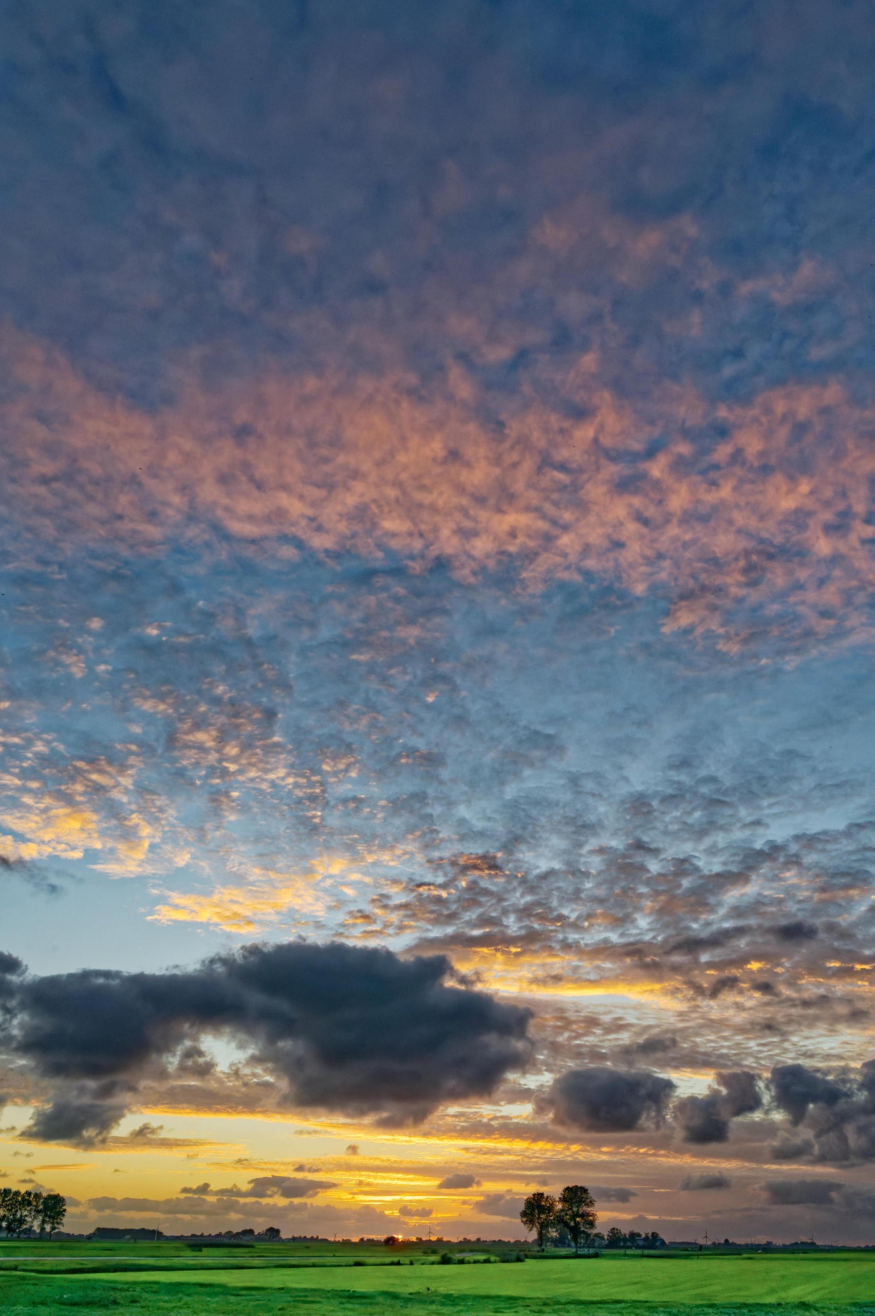 Gestern Abend irgendwo in Friesland NL - Himmel
