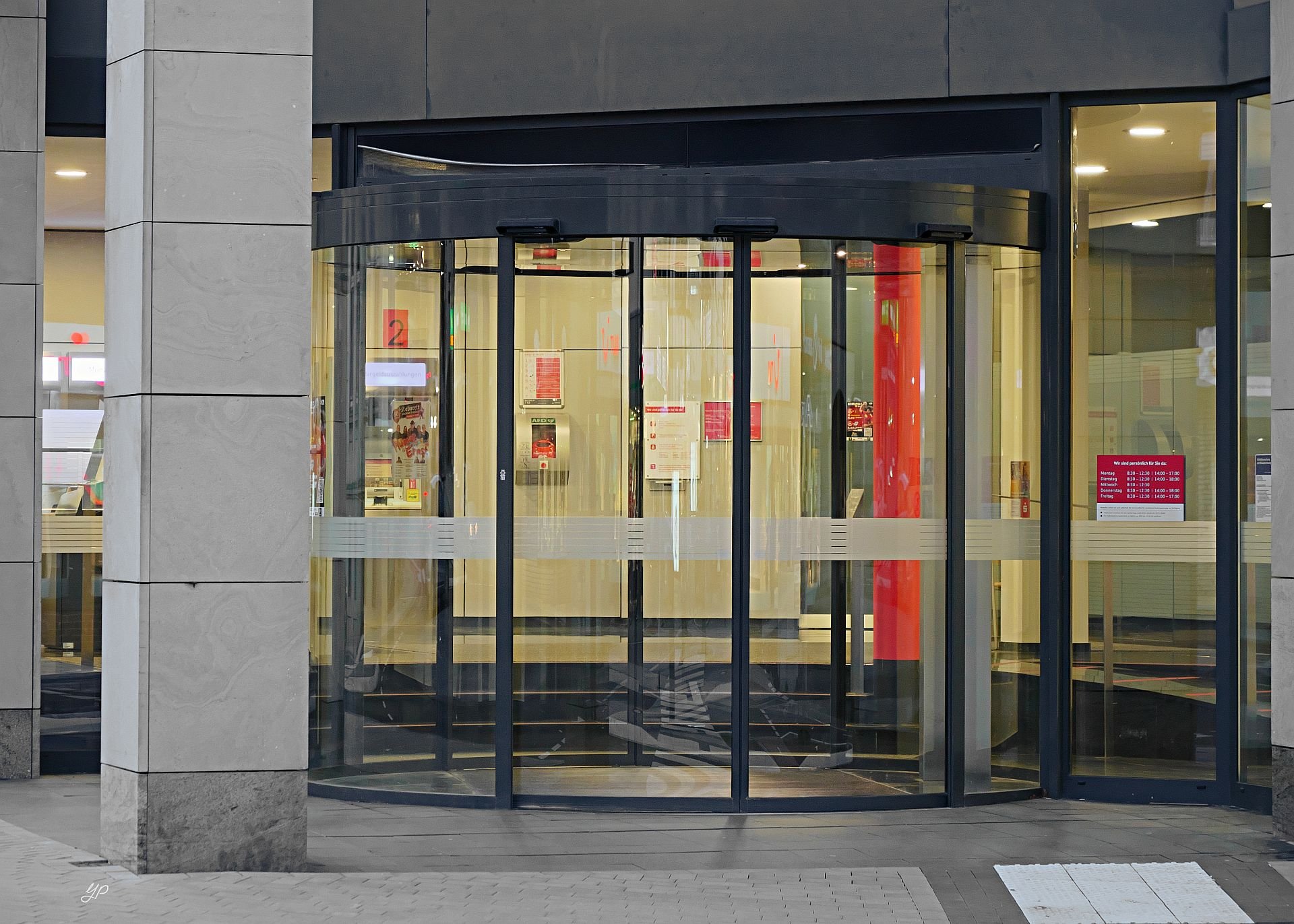 Glasschiebetüren-Rund