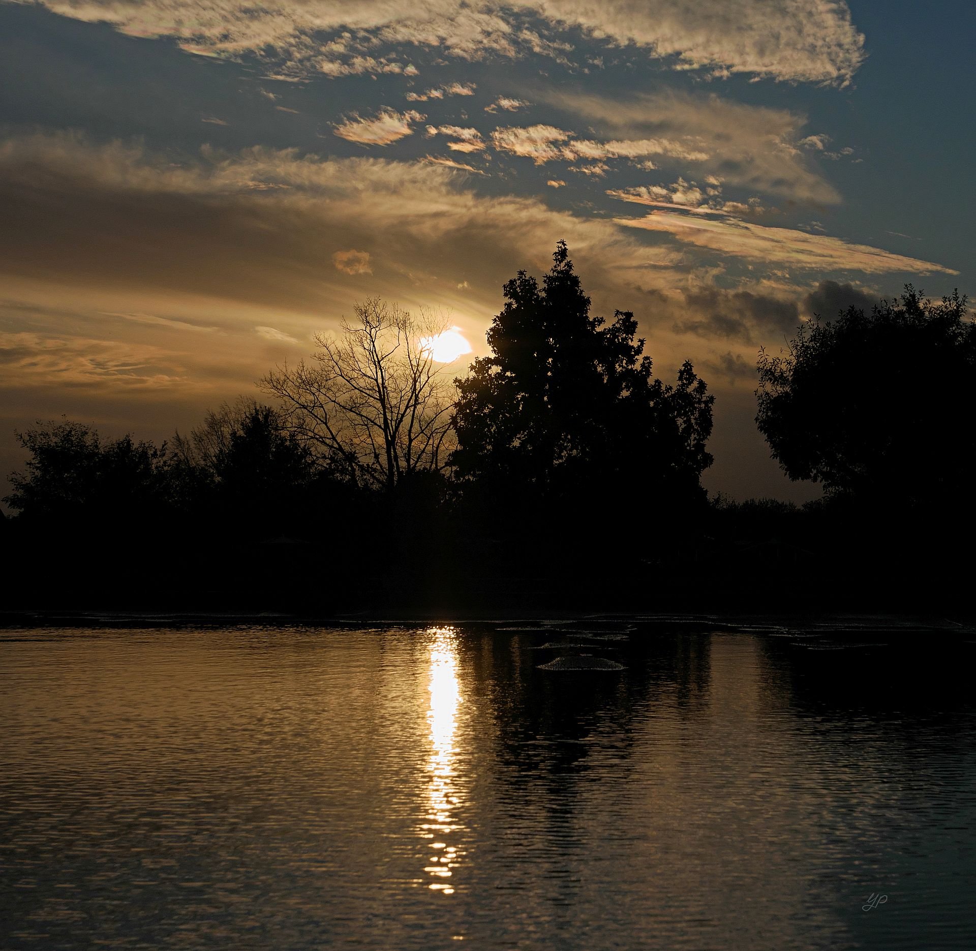 Goldener Herbstabend