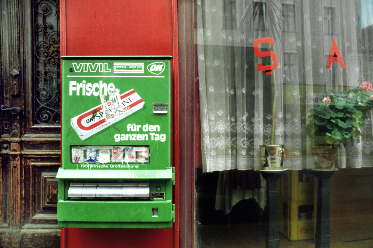 Grün war der gute alte Vivil-Automat...