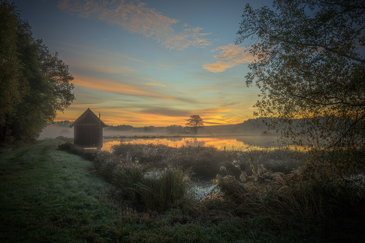 Herbstliche (Morgen-)Stimmung im Aischgrund