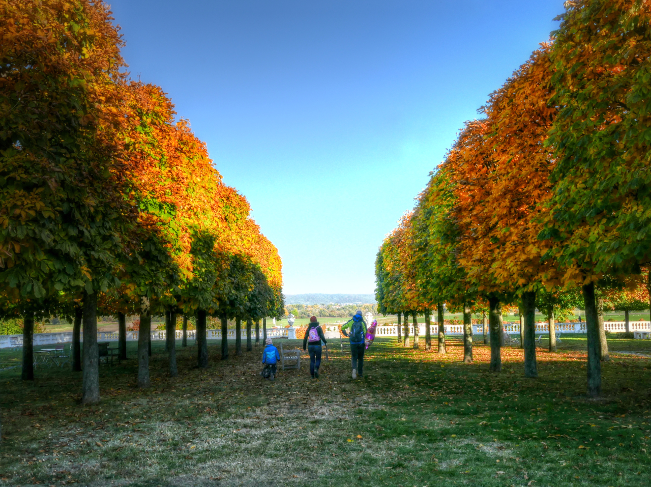 Herbstlicher Schlosspark