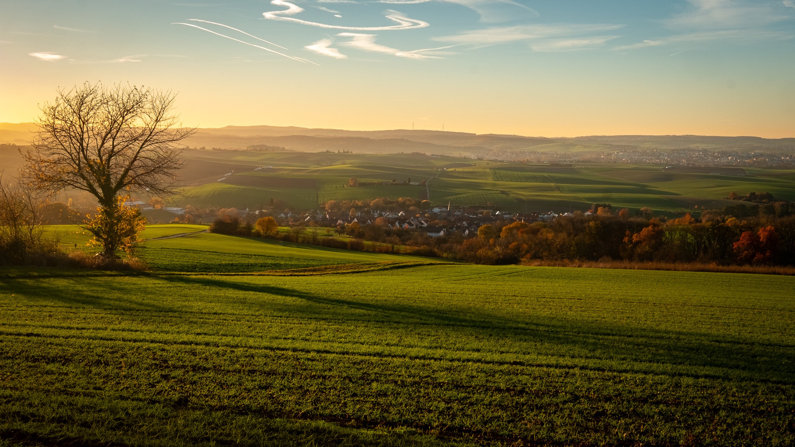 Herbstlicht unterhalb der Veste Otzberg