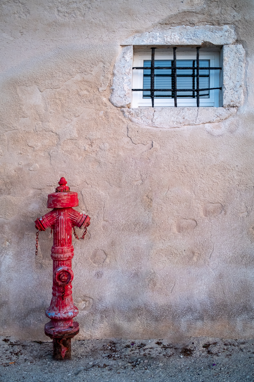 Hydrant auf Ilovik, südlich Insel Cres