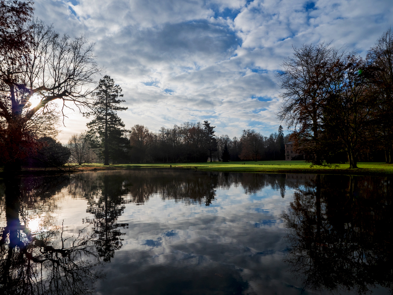 Im Park von Schloss Favorite in Rastatt