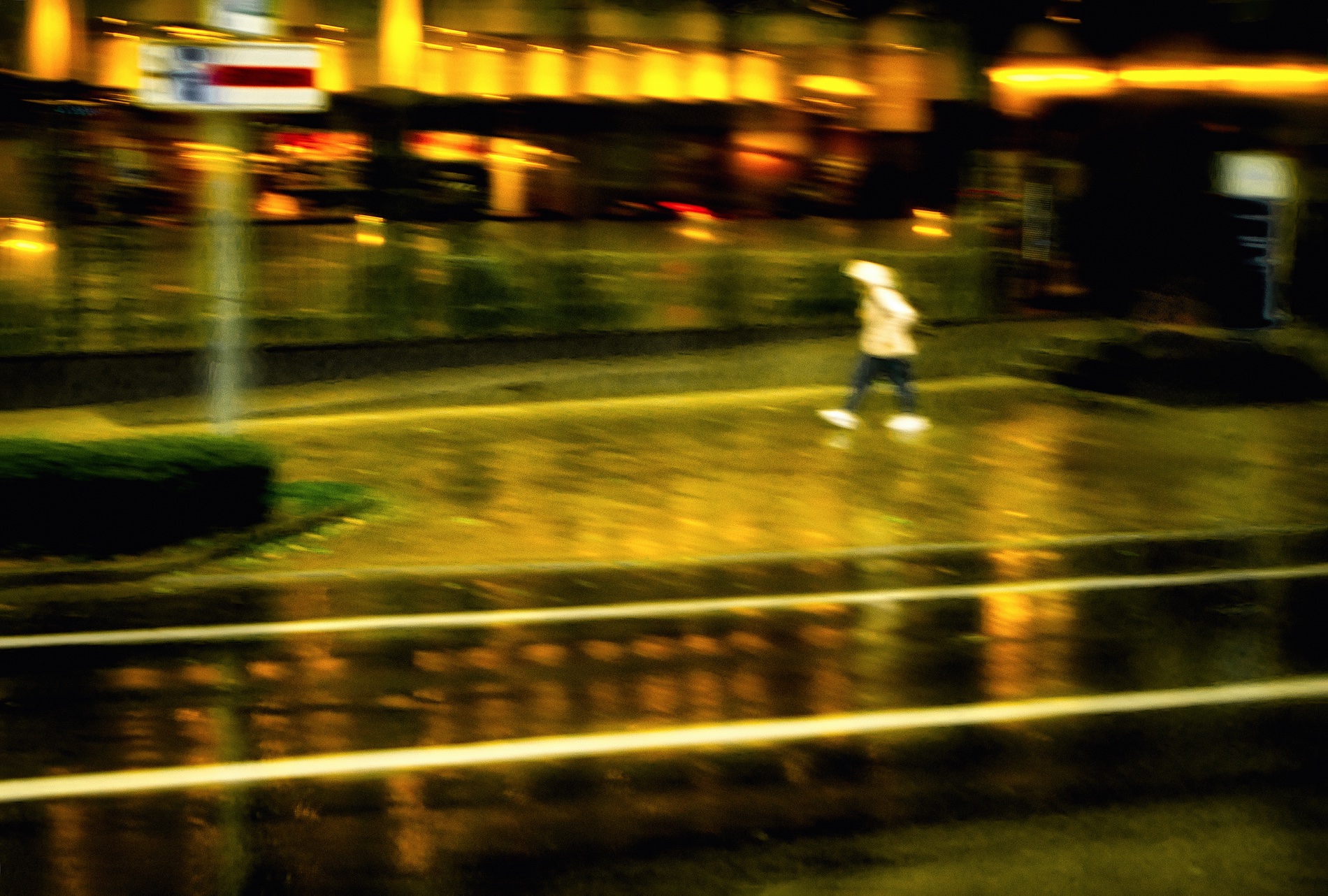 im Regen