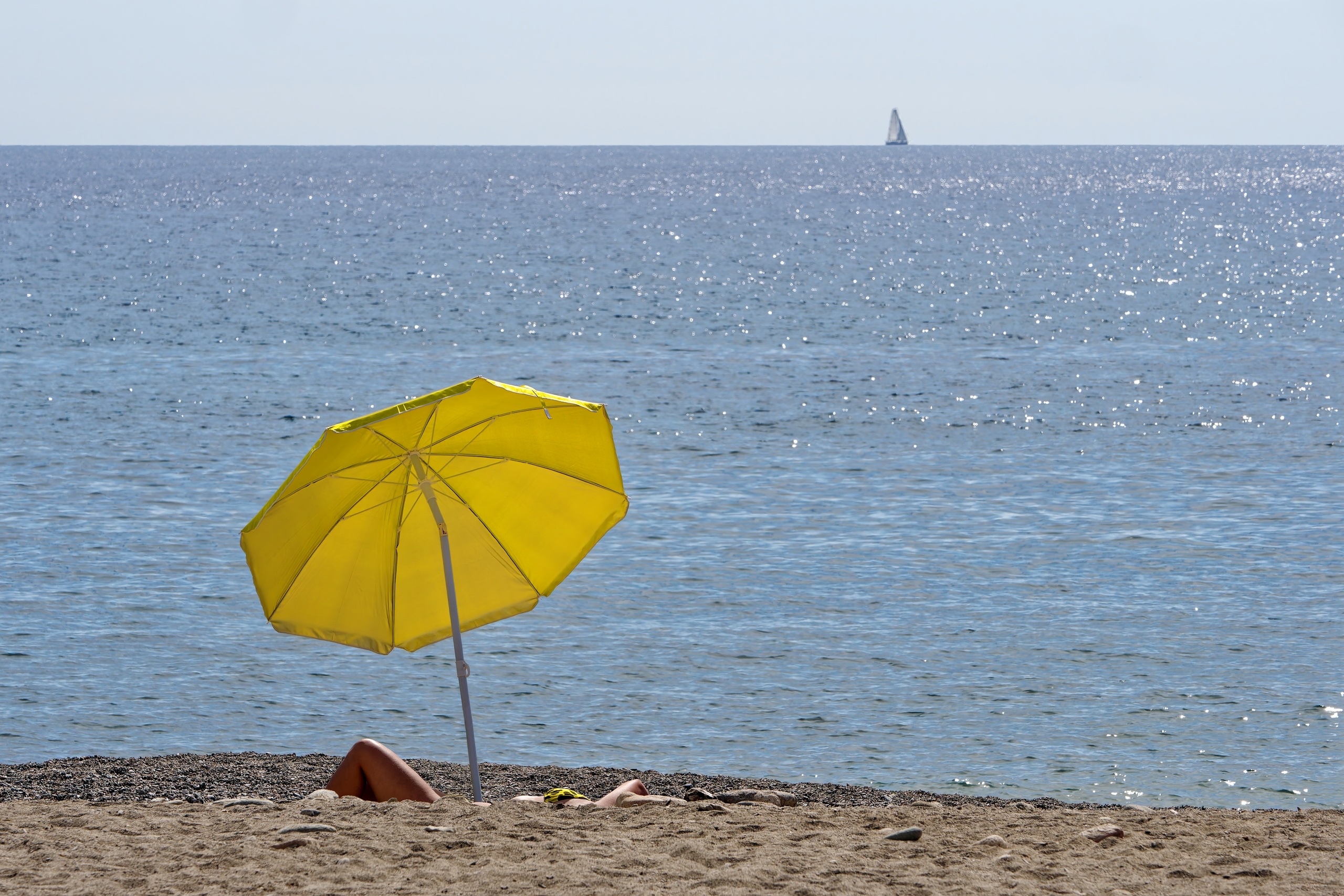 In spiaggia