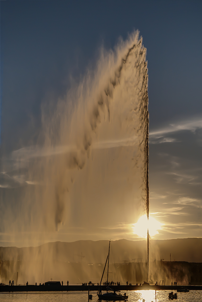 Jet d'eau in Genf