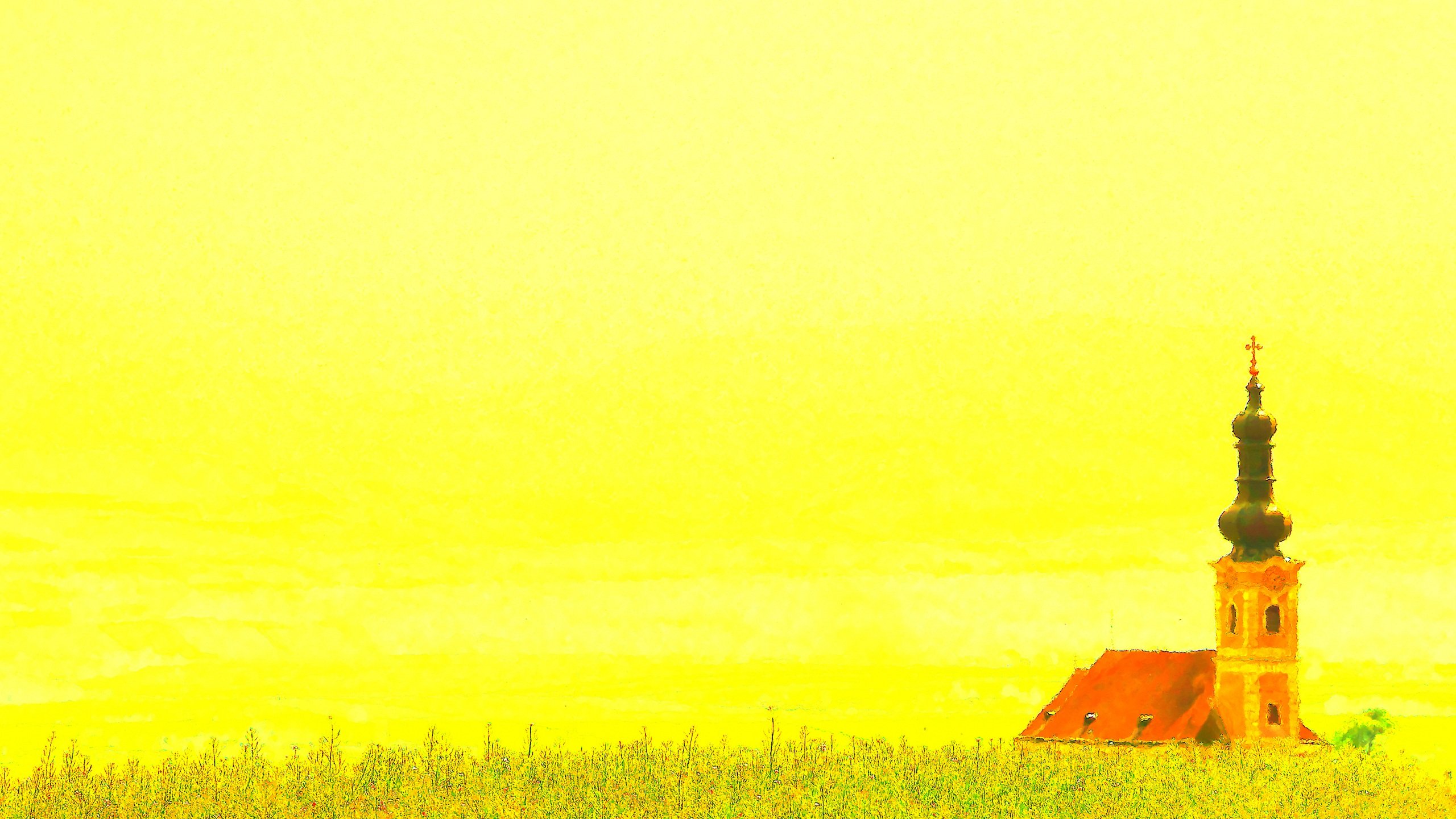 Kirche Aquarell