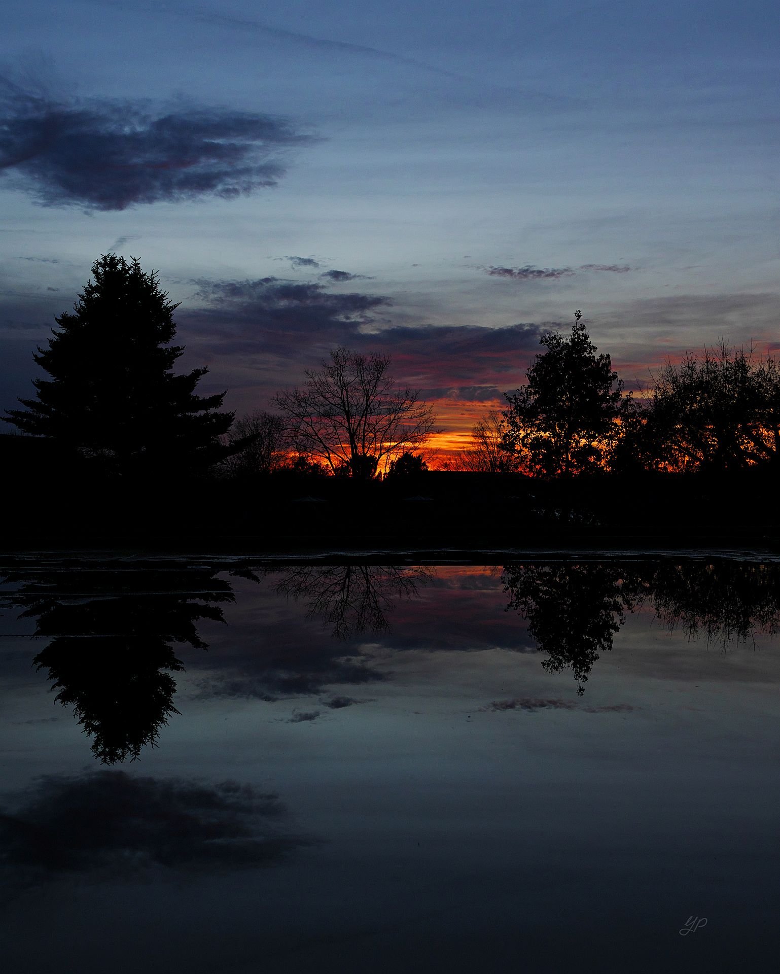 Kurz nach Sonnenuntergang