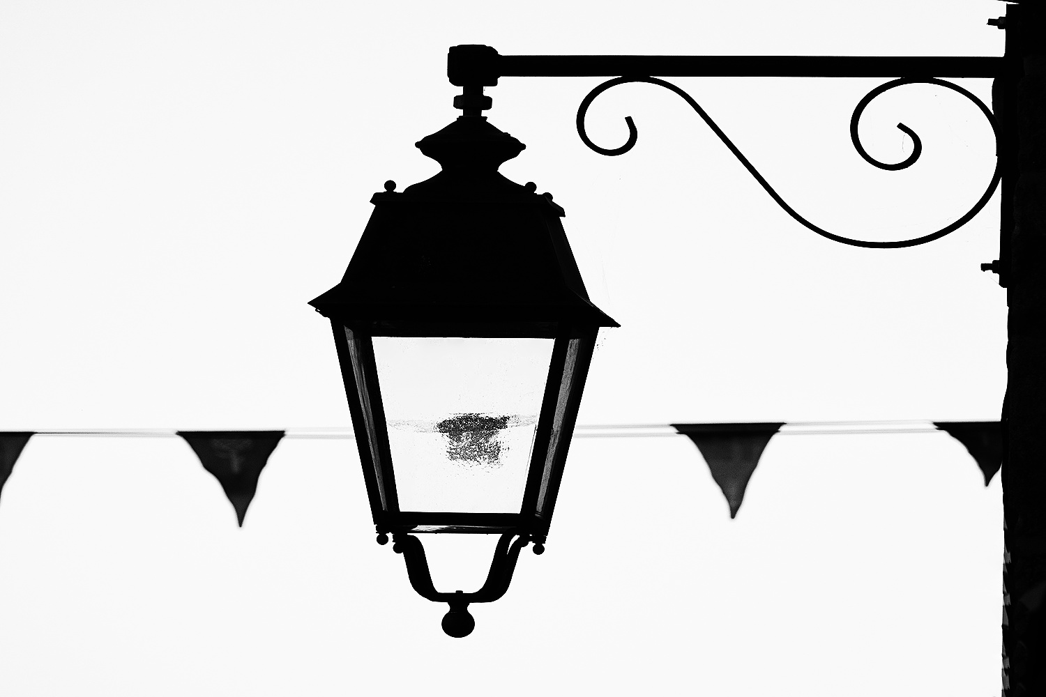 Latern und Fähnchen