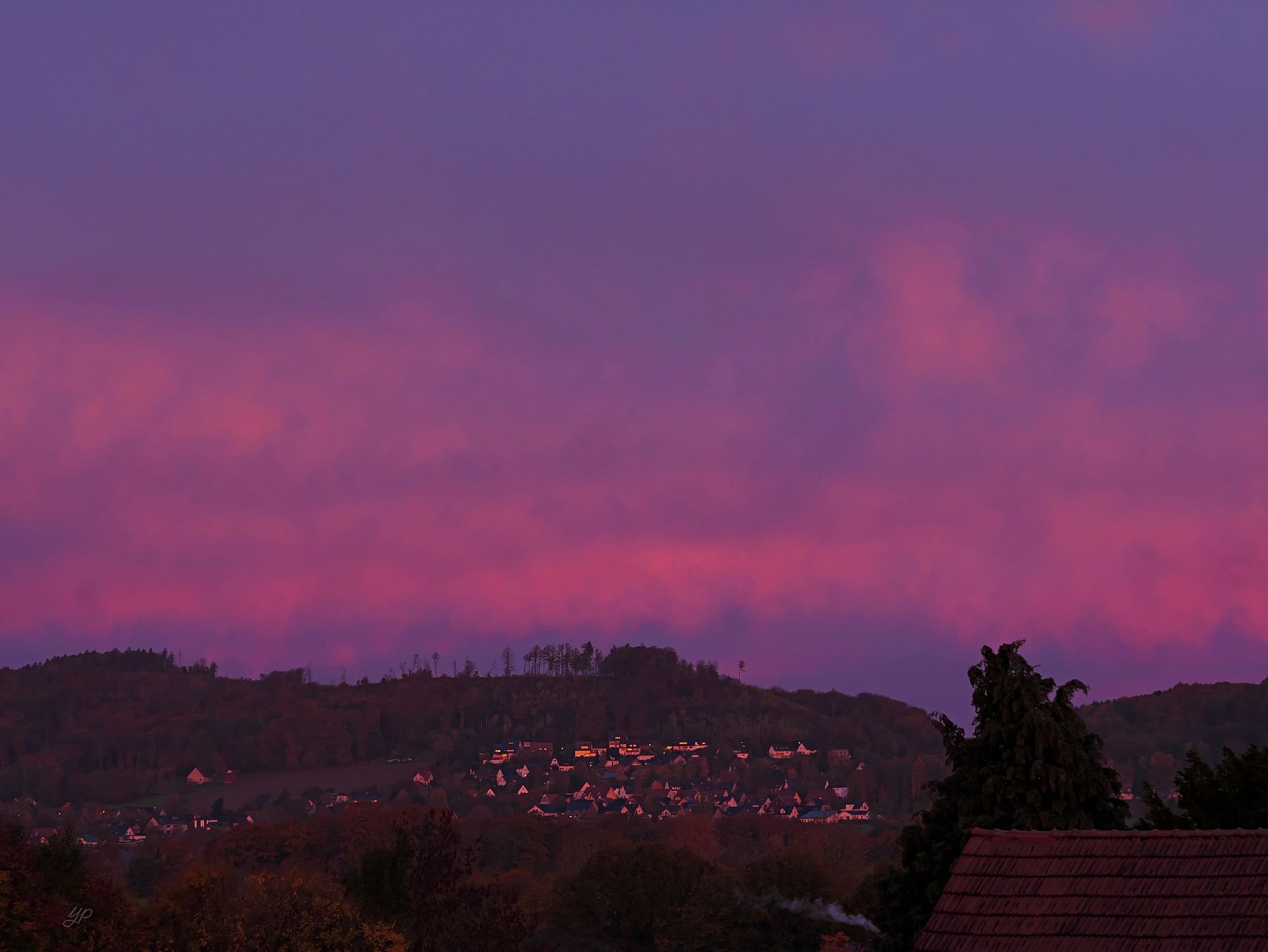 Leuchtendes Morgenrot